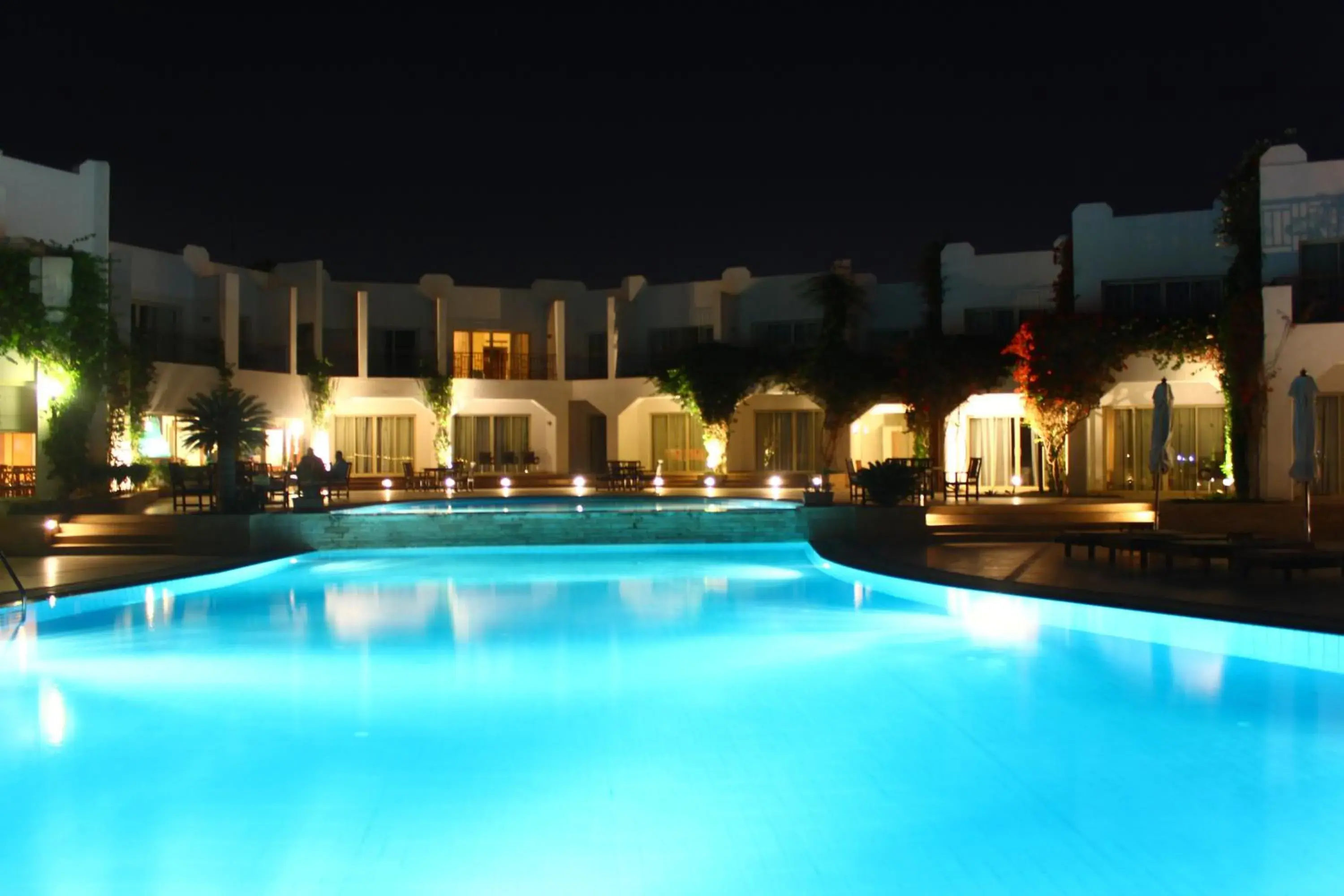 Night, Swimming Pool in Eden Rock Hotel Namaa Bay