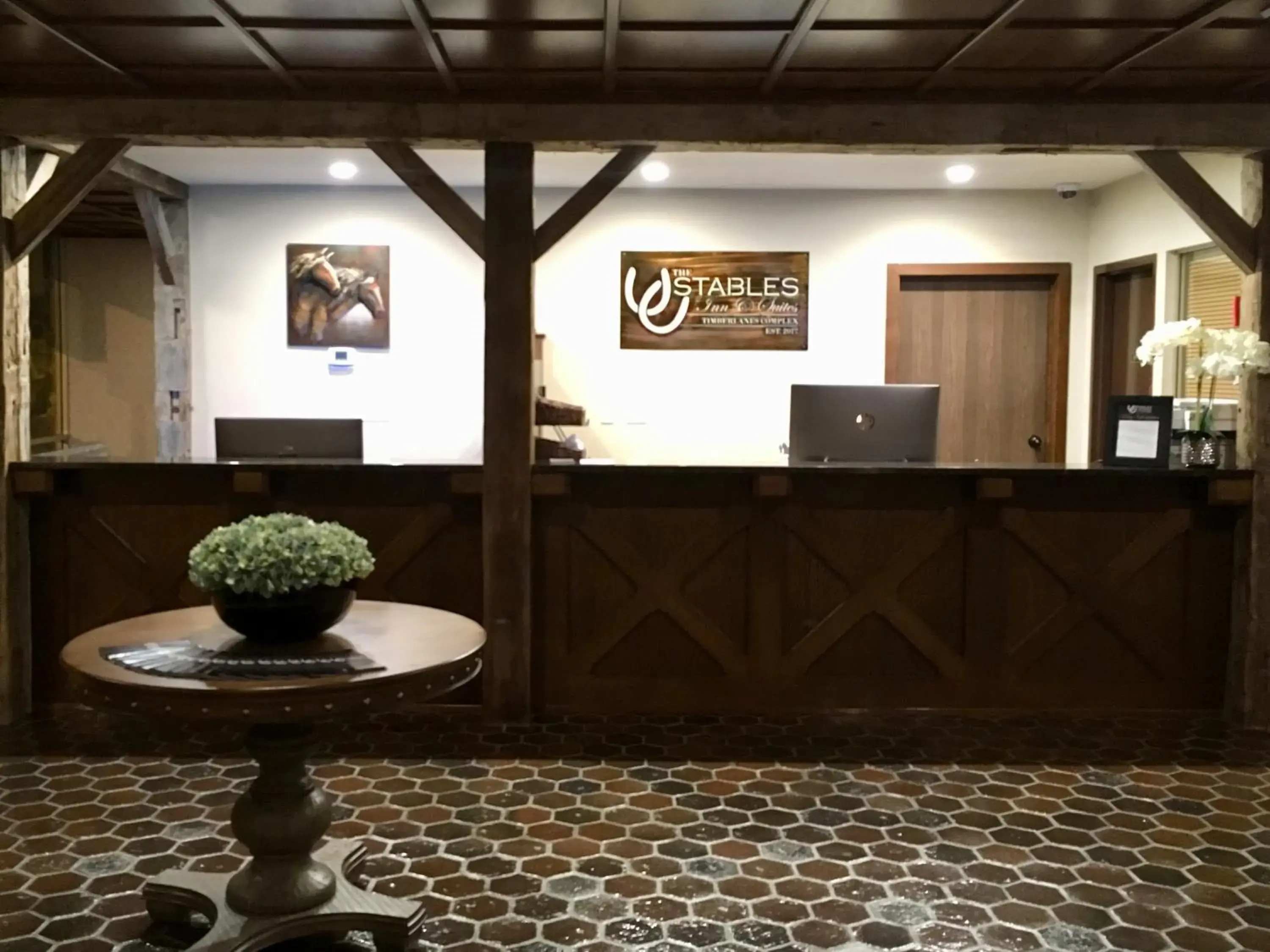 Lobby or reception in The Stables Inn & Suites Lobby or reception in The Stables Inn & Suites