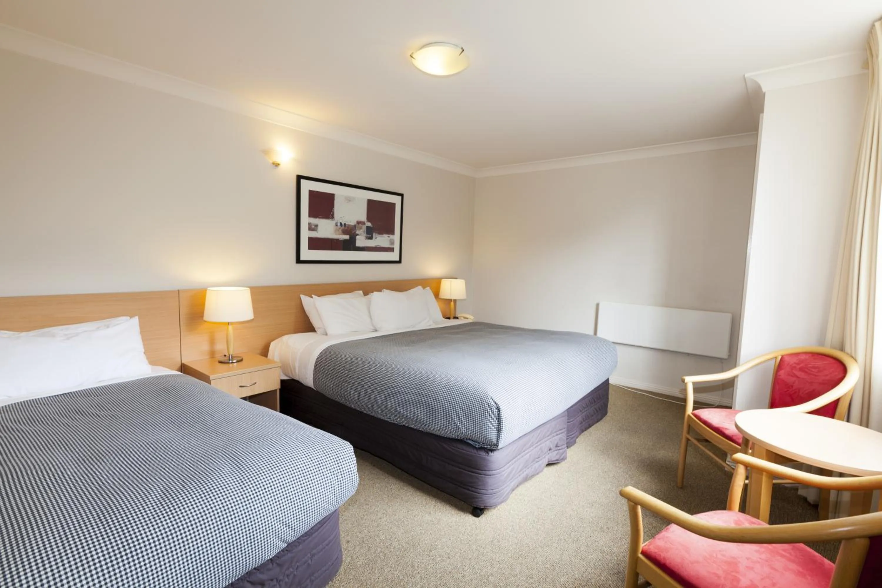 Photo of the whole room, Bed in The Denman Hotel in Thredbo