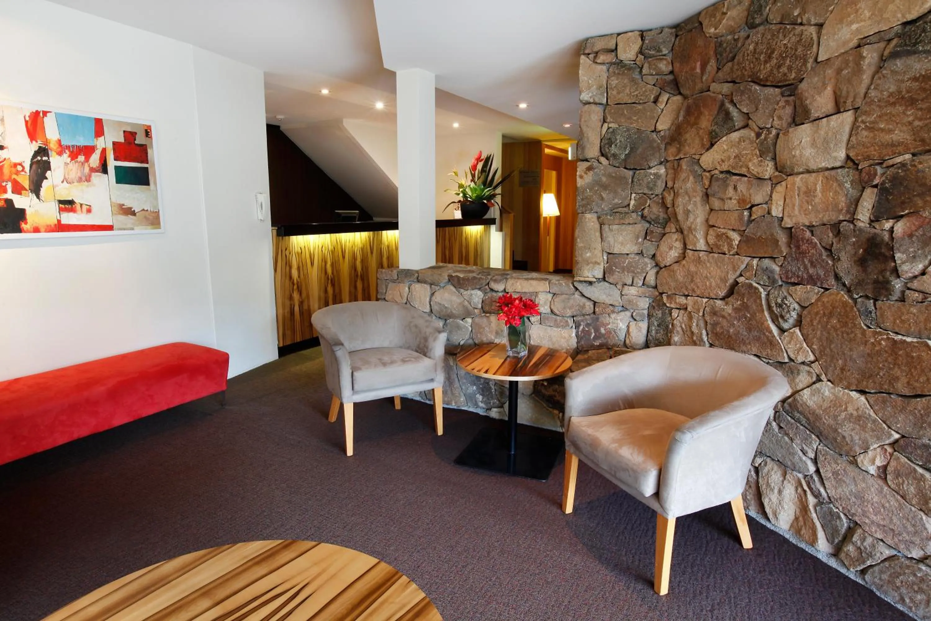 Photo of the whole room in The Denman Hotel in Thredbo