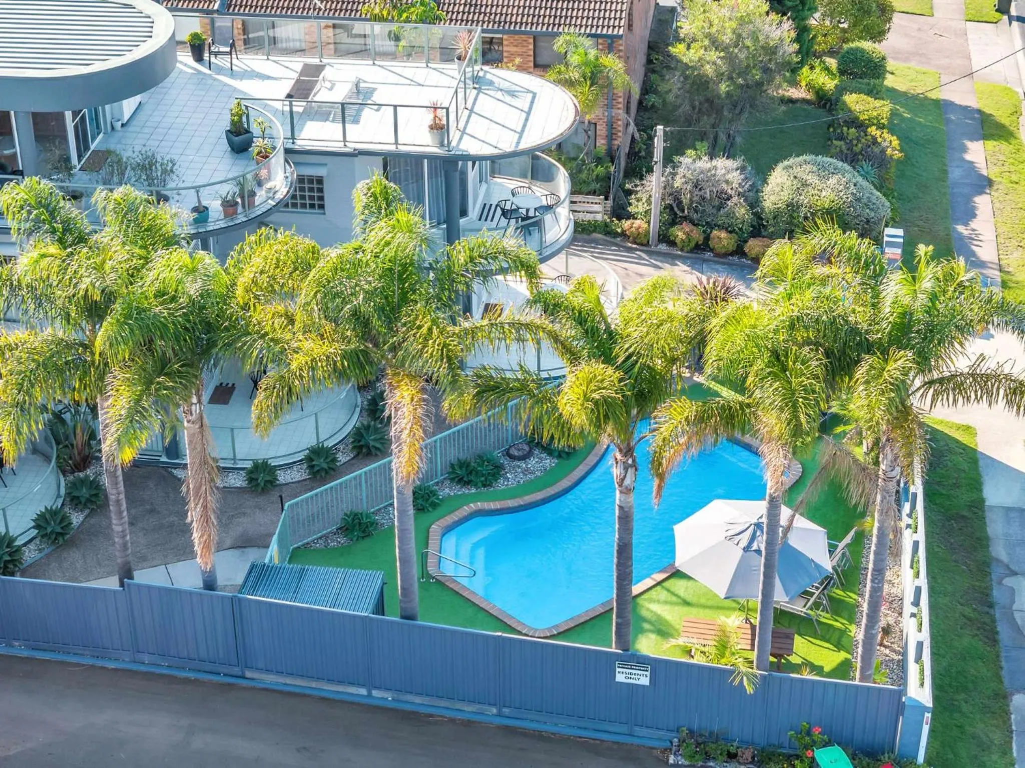 Property building in The Palms Apartments