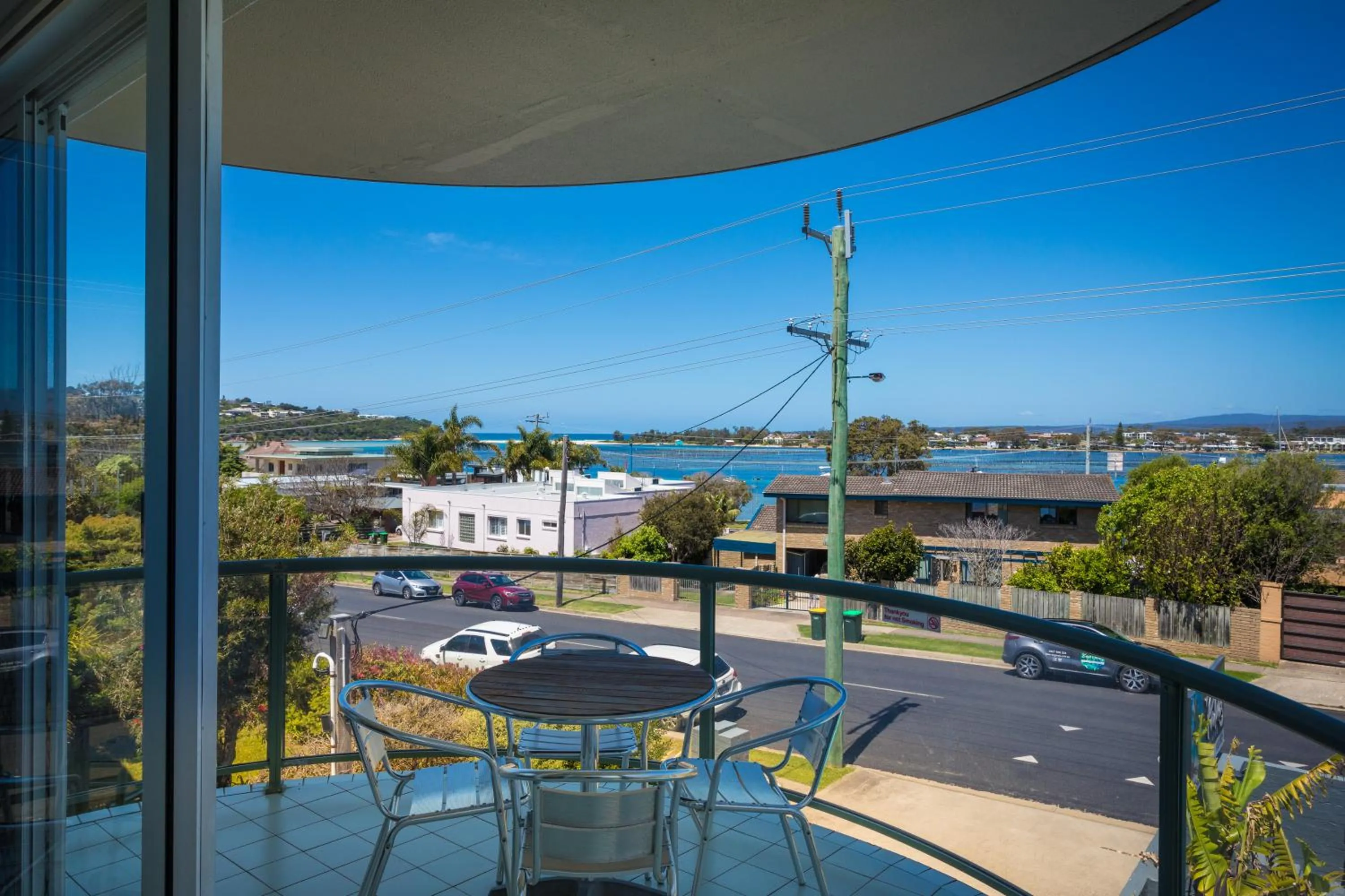 Patio in The Palms Apartments