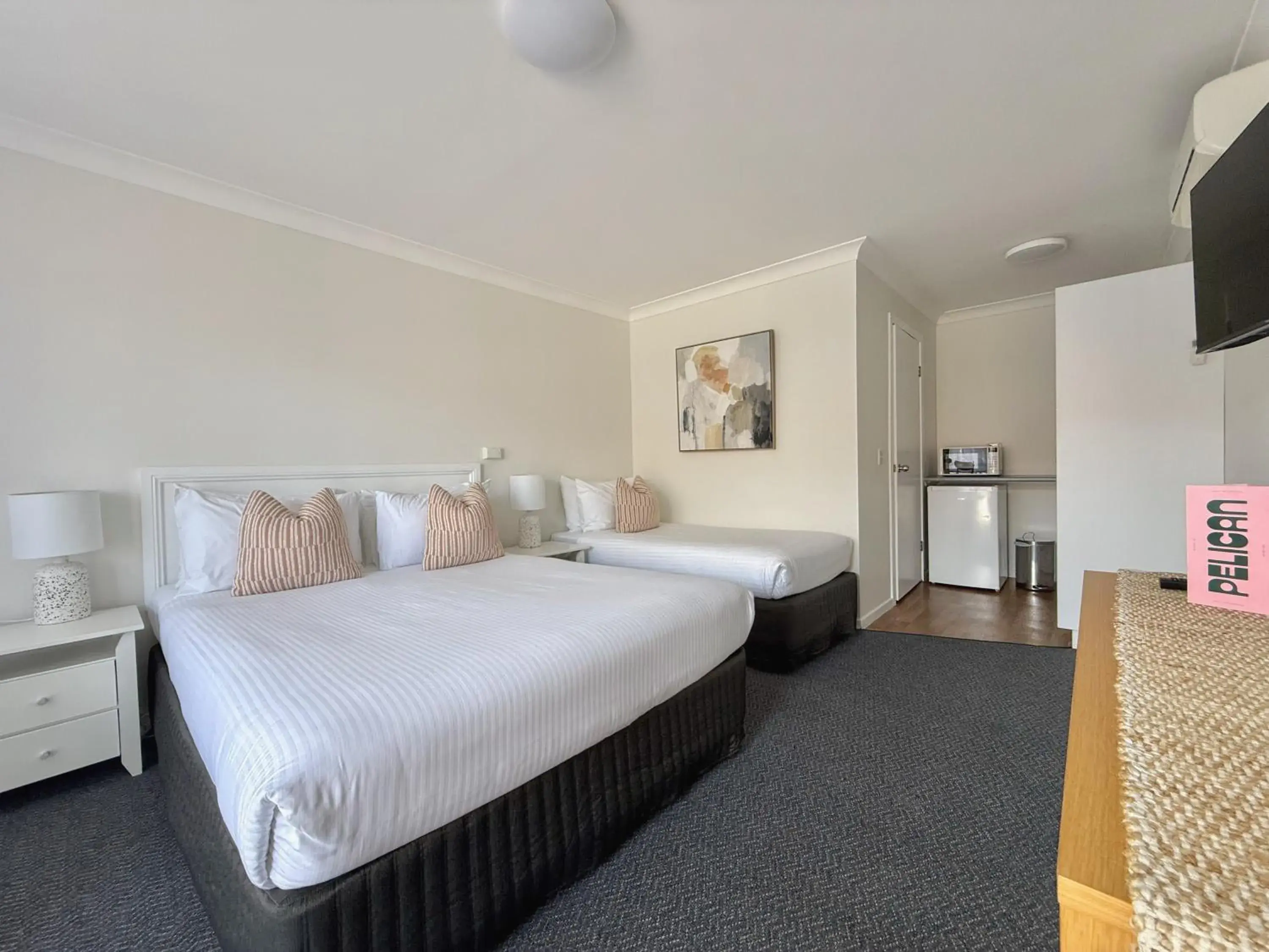 Twin Room in Pelican Motor Inn Twin Room in Pelican Motor Inn