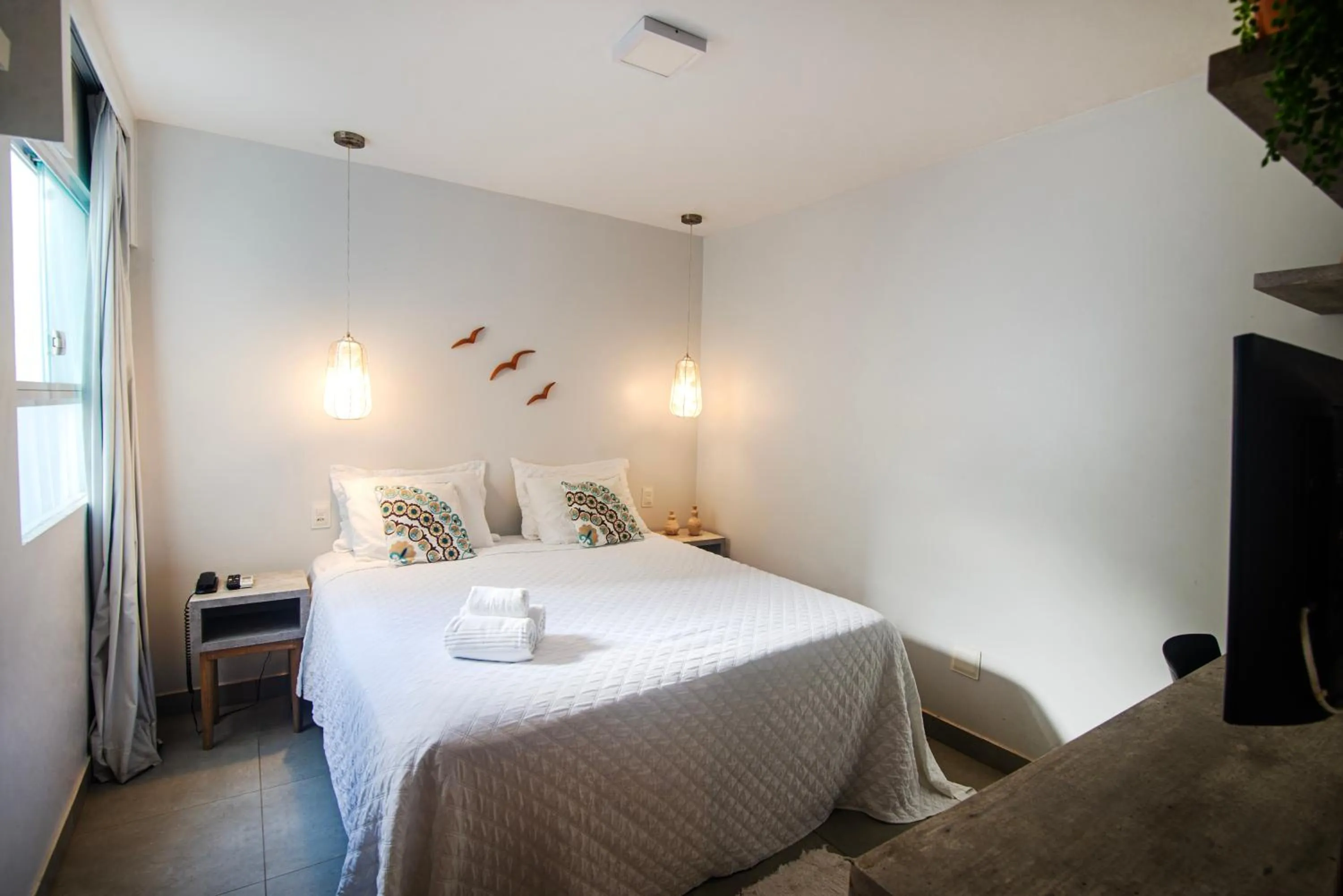 Bed in Pousada Renda do Mar