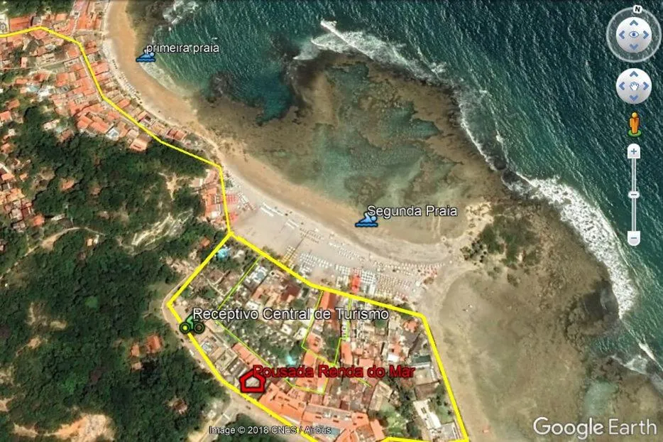 Location in Pousada Renda do Mar