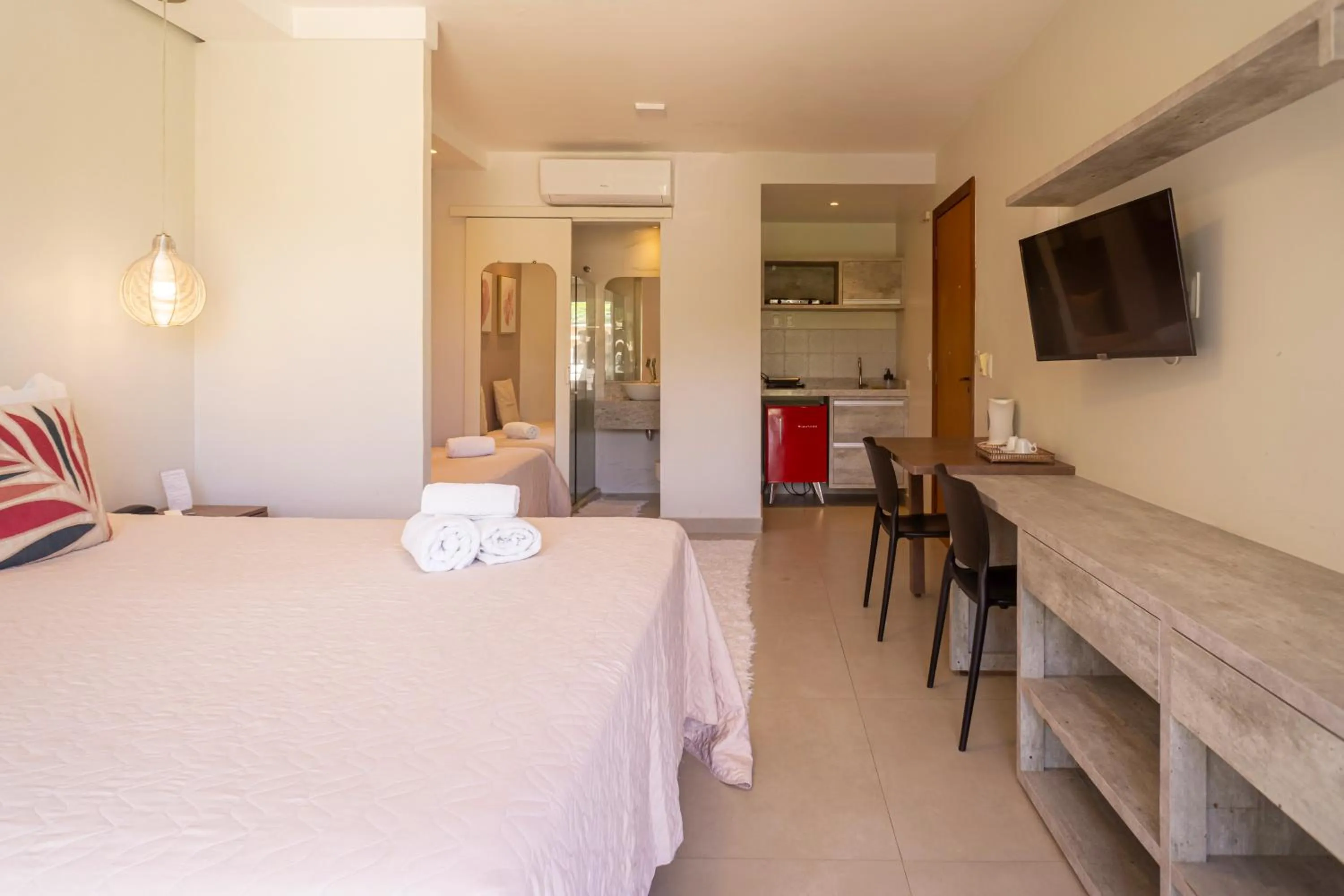 Bed in Pousada Renda do Mar