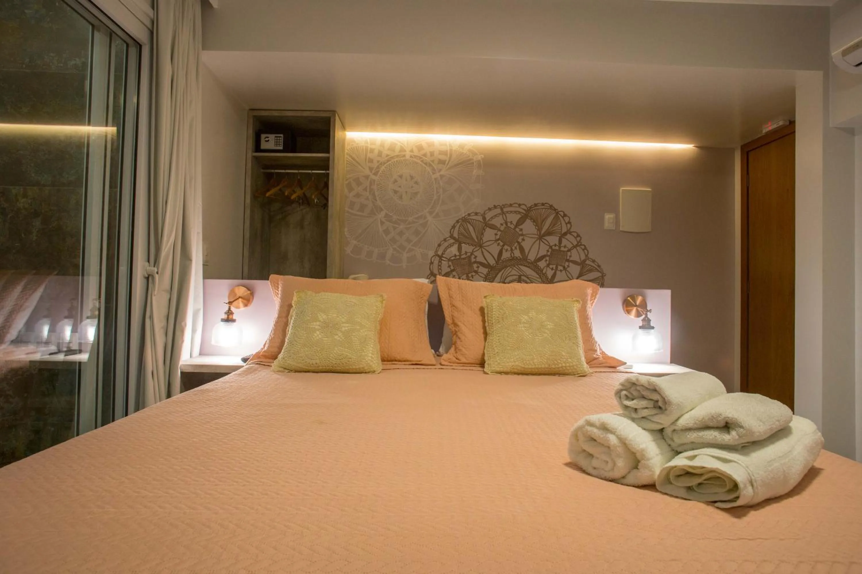 Bed in Pousada Renda do Mar