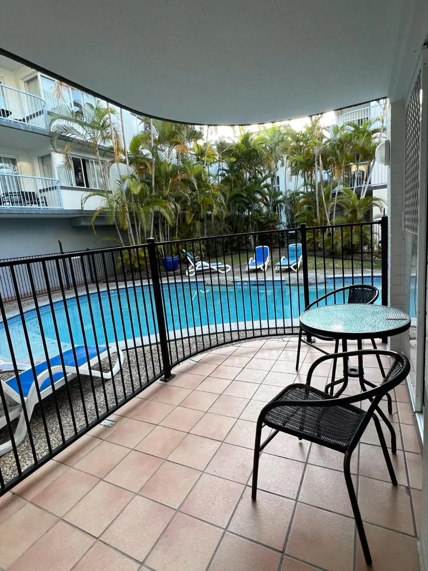 Pool view in Beachside Mooloolaba Pool view in Beachside Mooloolaba