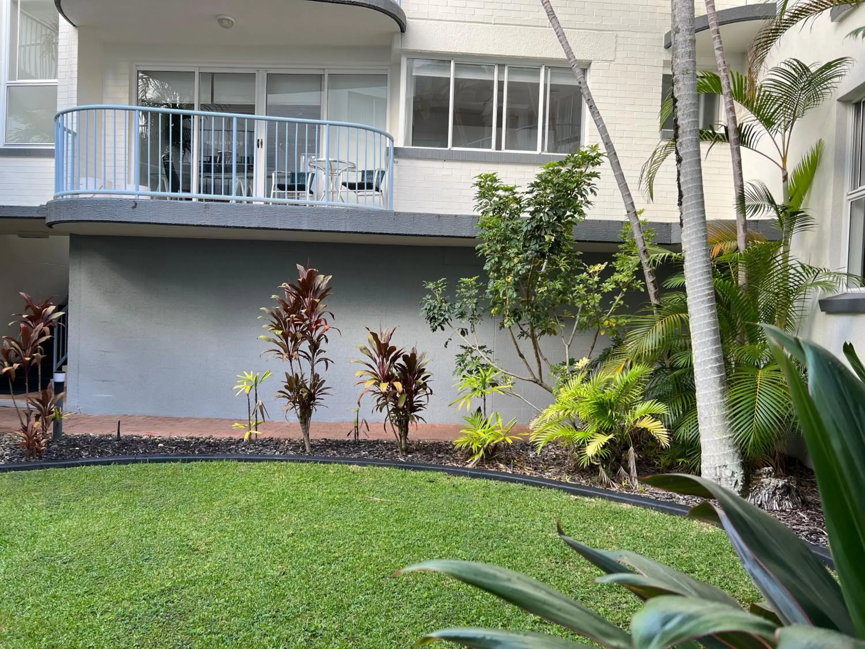 Garden view in Beachside Mooloolaba Garden view in Beachside Mooloolaba