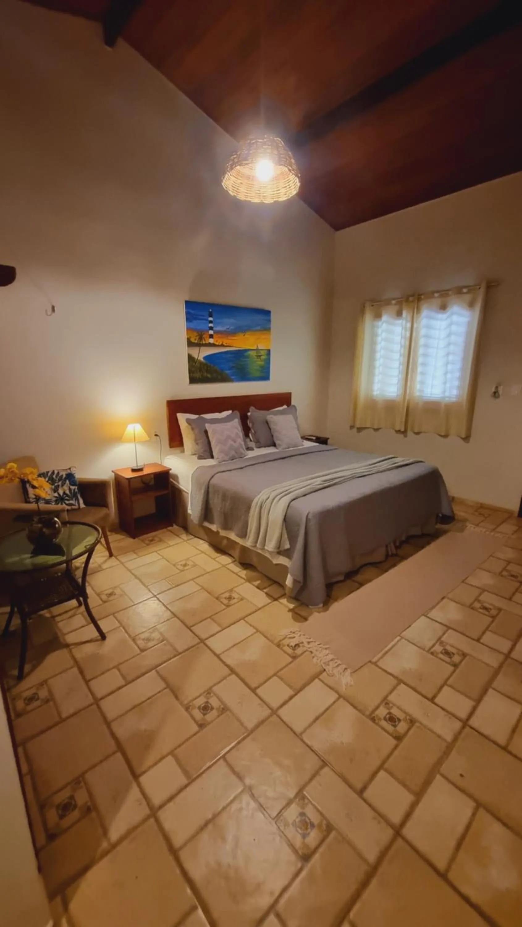 Bed in Pousada Pé na Areia Gostoso