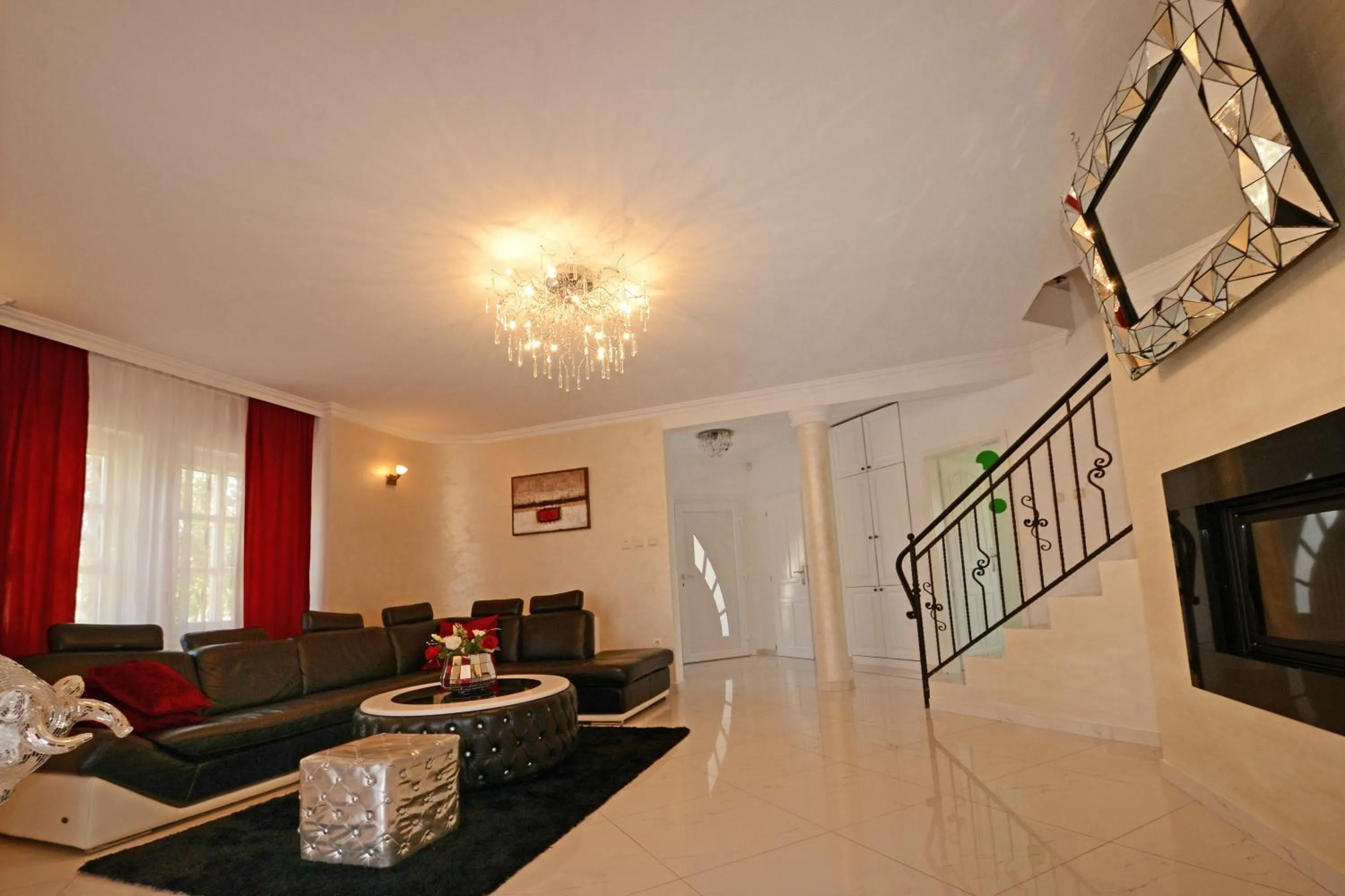 Living room in Villa Zare