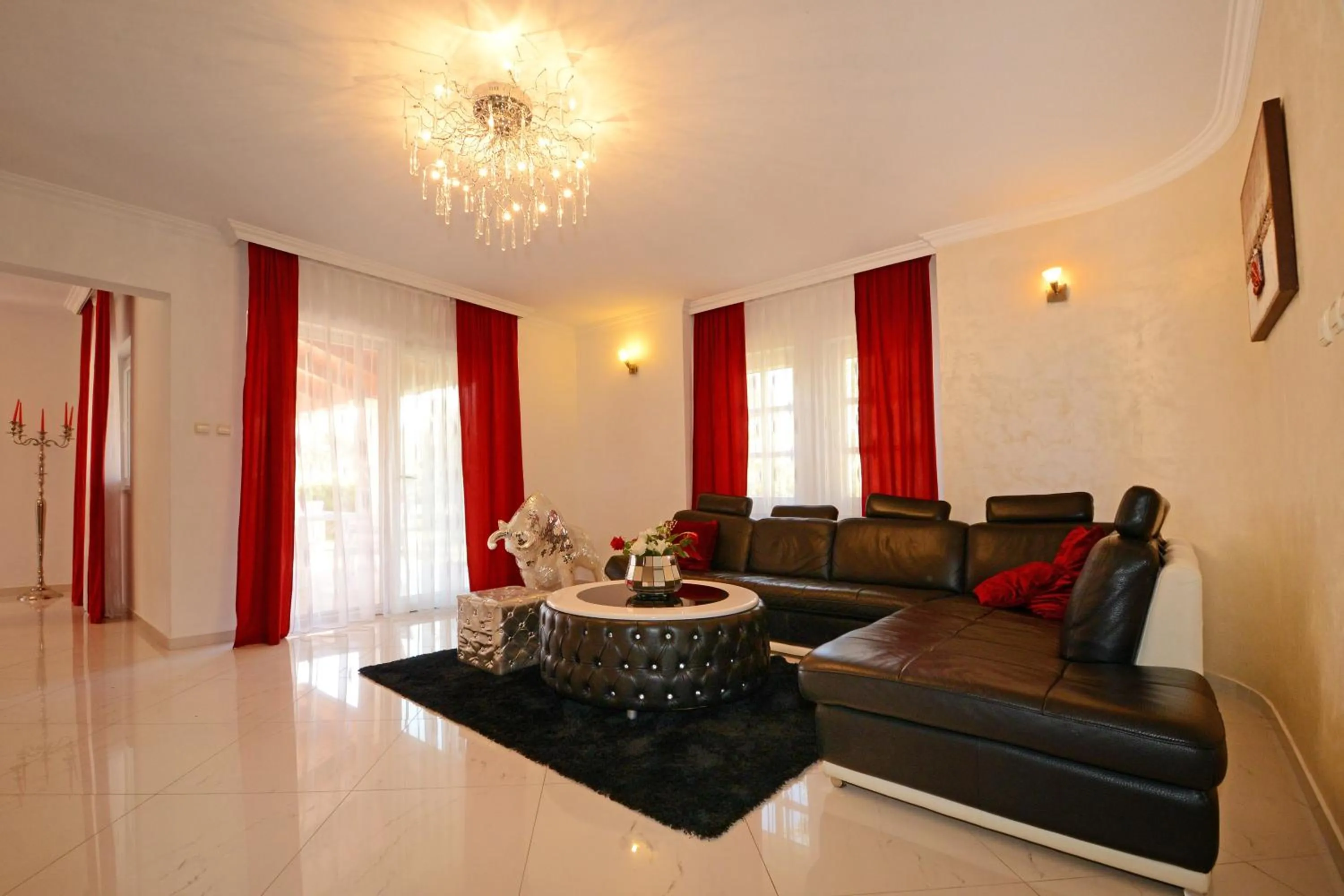 Living room in Villa Zare