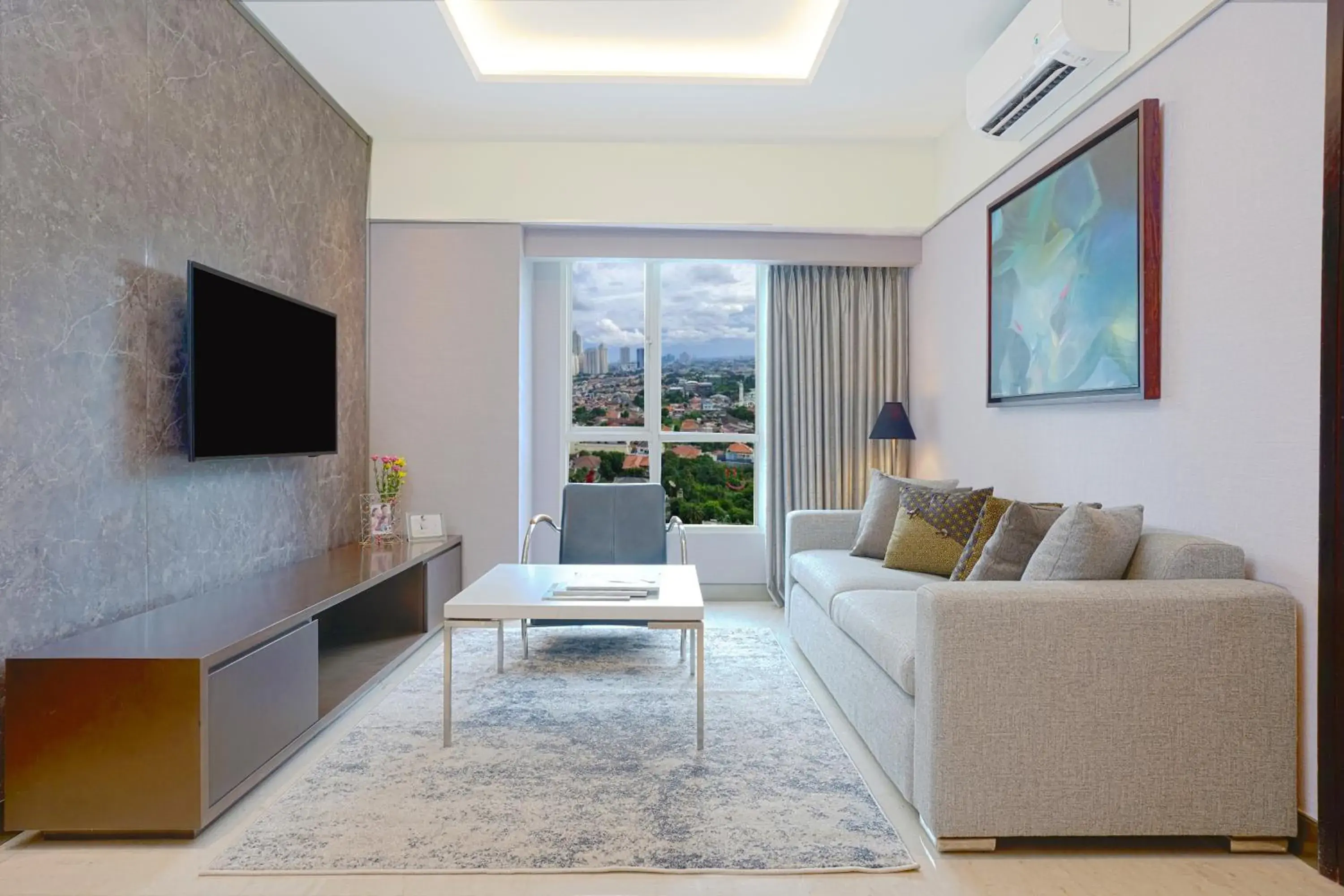 Living room in Somerset Berlian Jakarta Living room in Somerset Berlian Jakarta