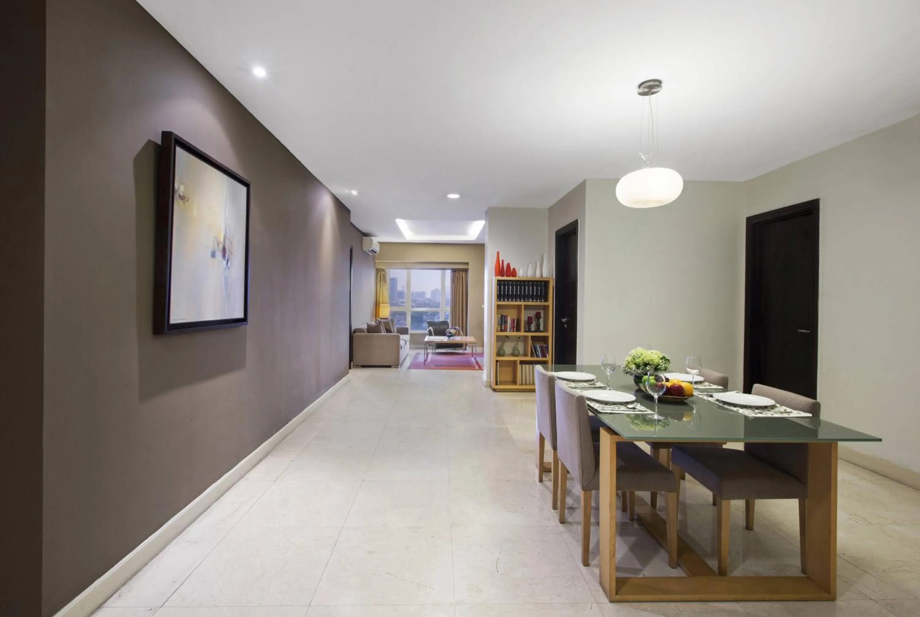 Living room in Somerset Berlian Jakarta