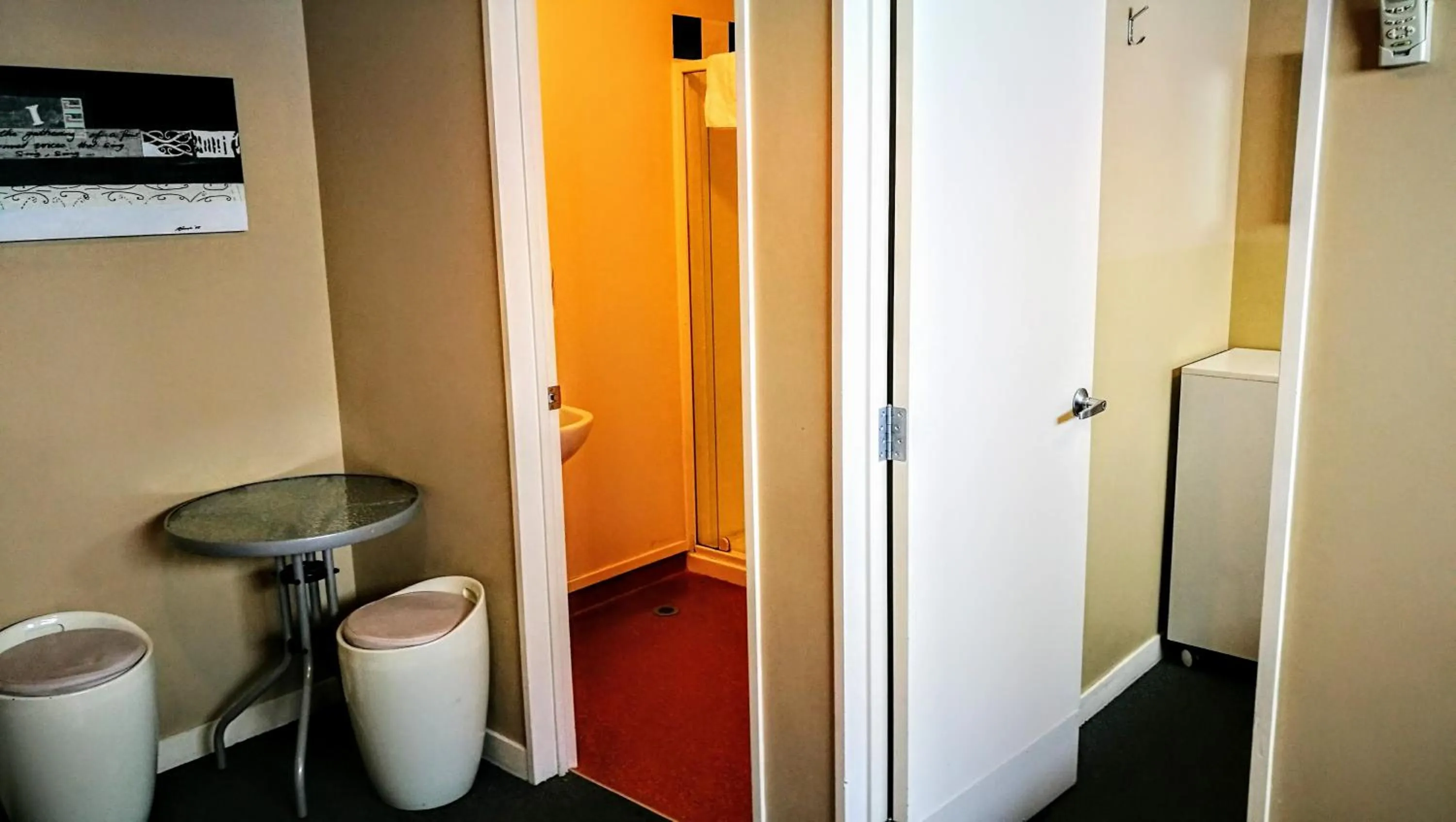 Shower in Astray Motel