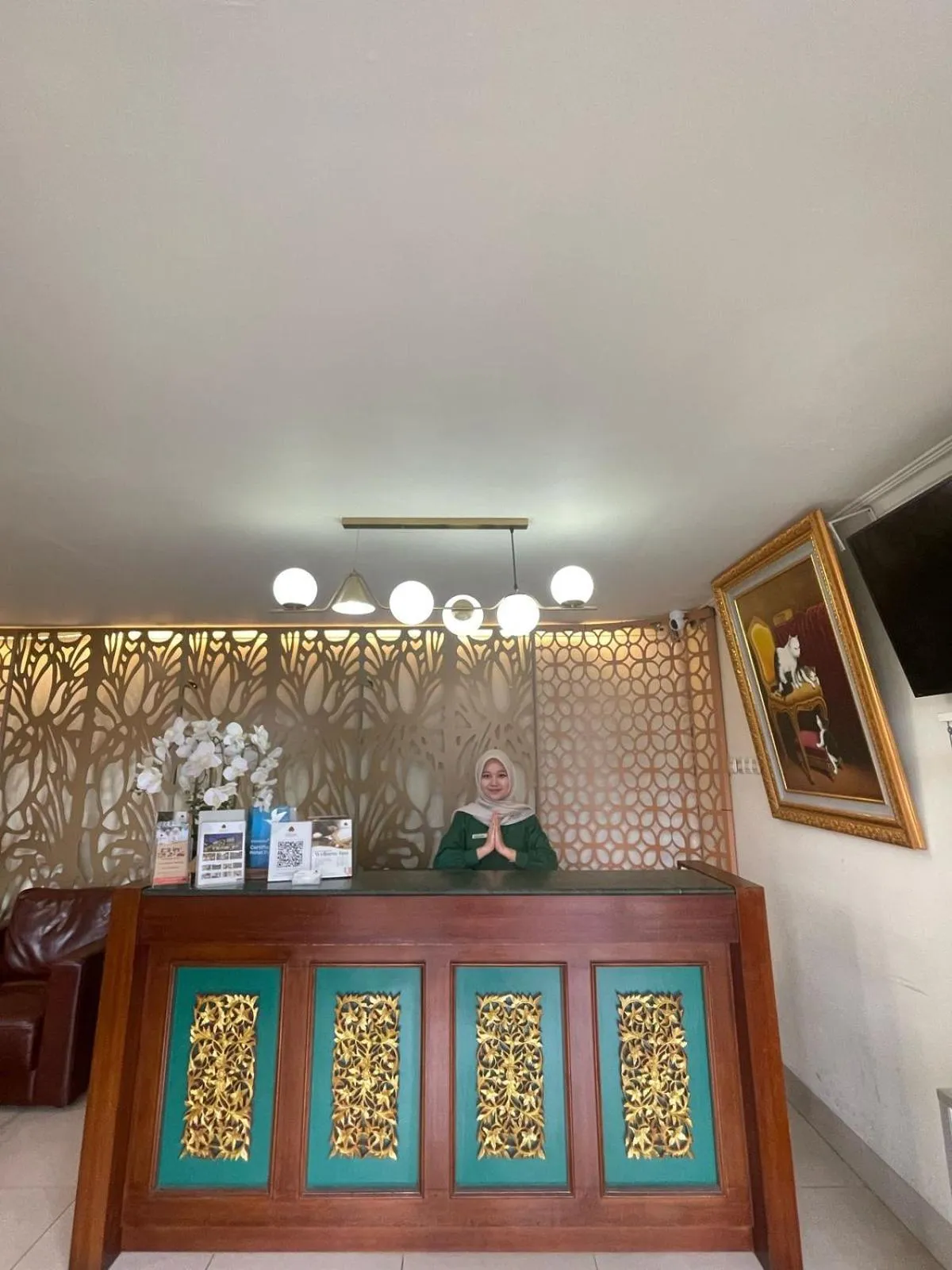 Lobby or reception in Hotel Indah Palace Tawangmangu