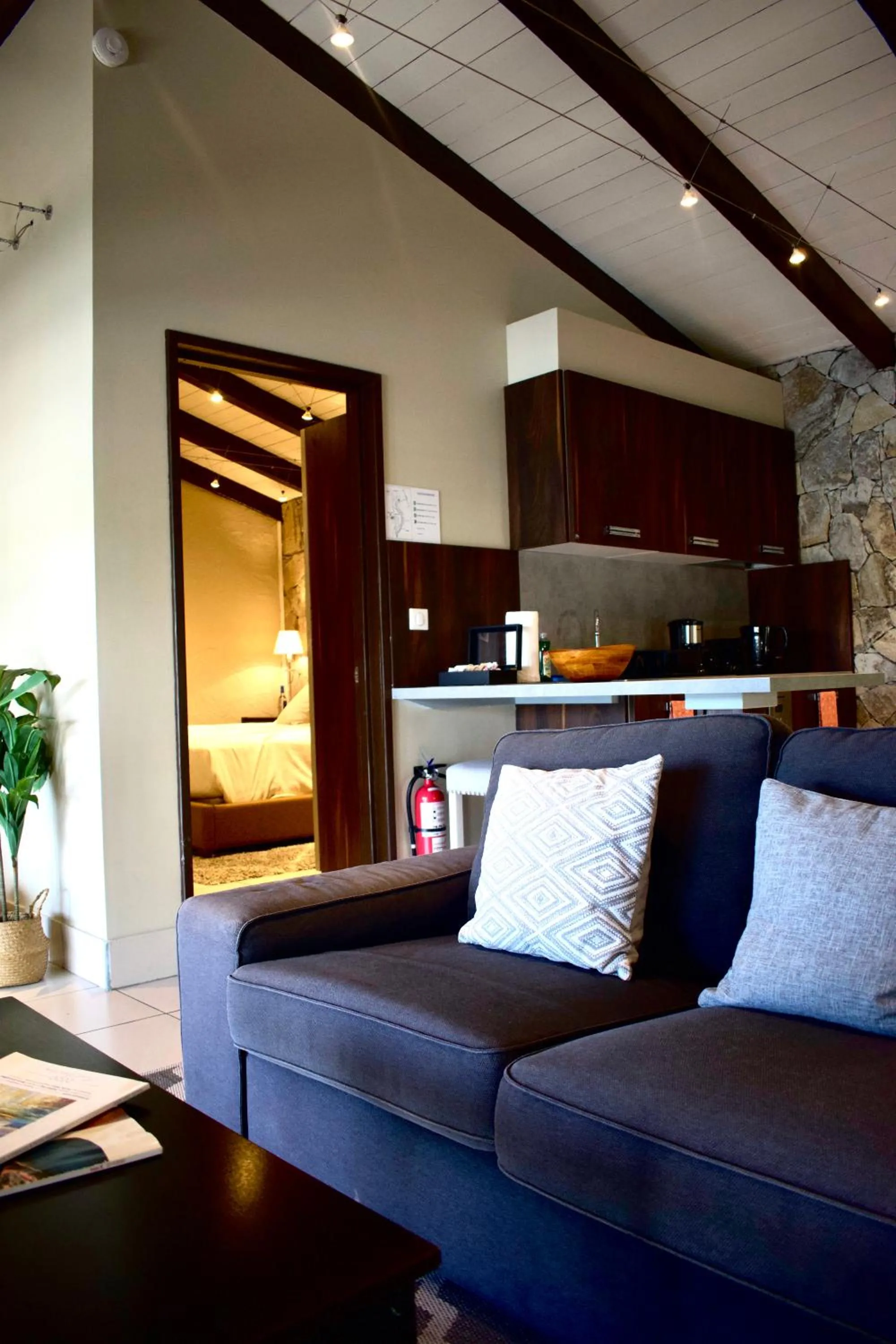 Living room in Secret Harbour Boutique Hotel and Marina