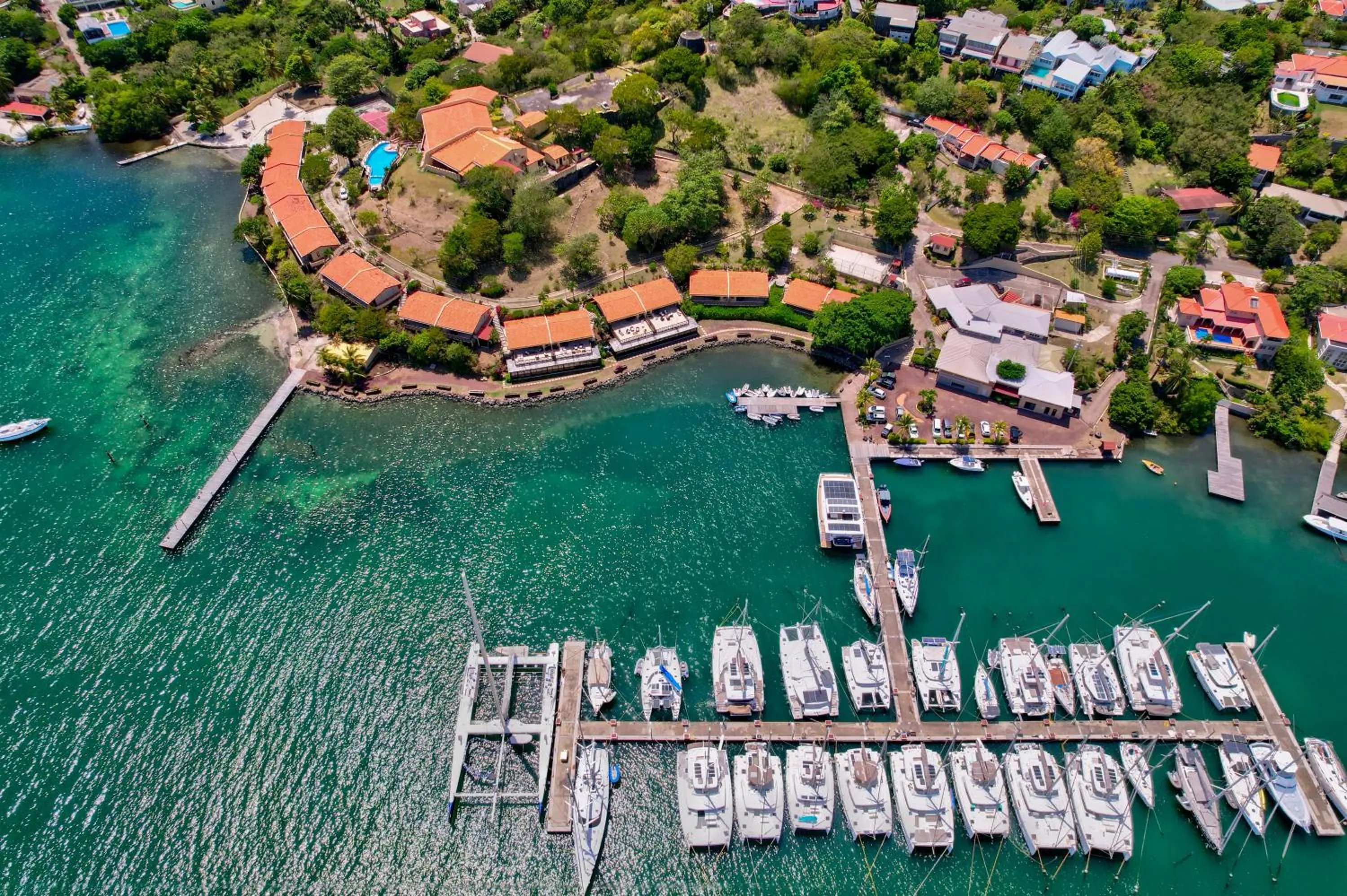 Natural landscape in Secret Harbour Boutique Hotel and Marina