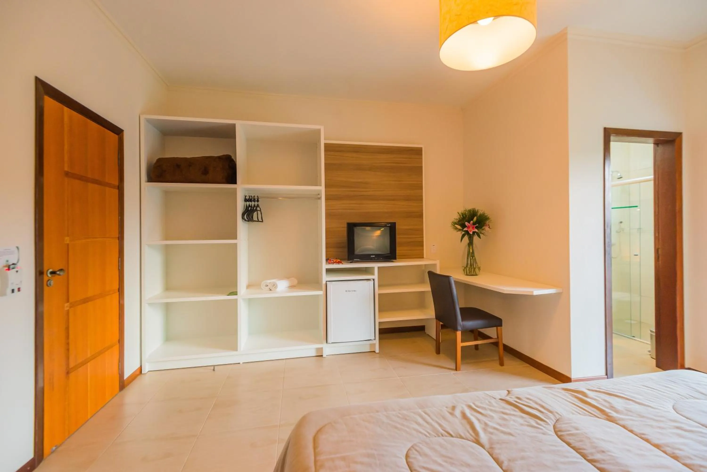 Bed in Hotel Fazenda Dona Francisca