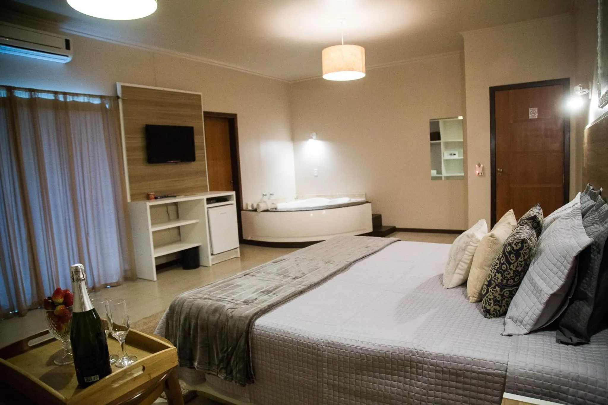 Bed in Hotel Fazenda Dona Francisca