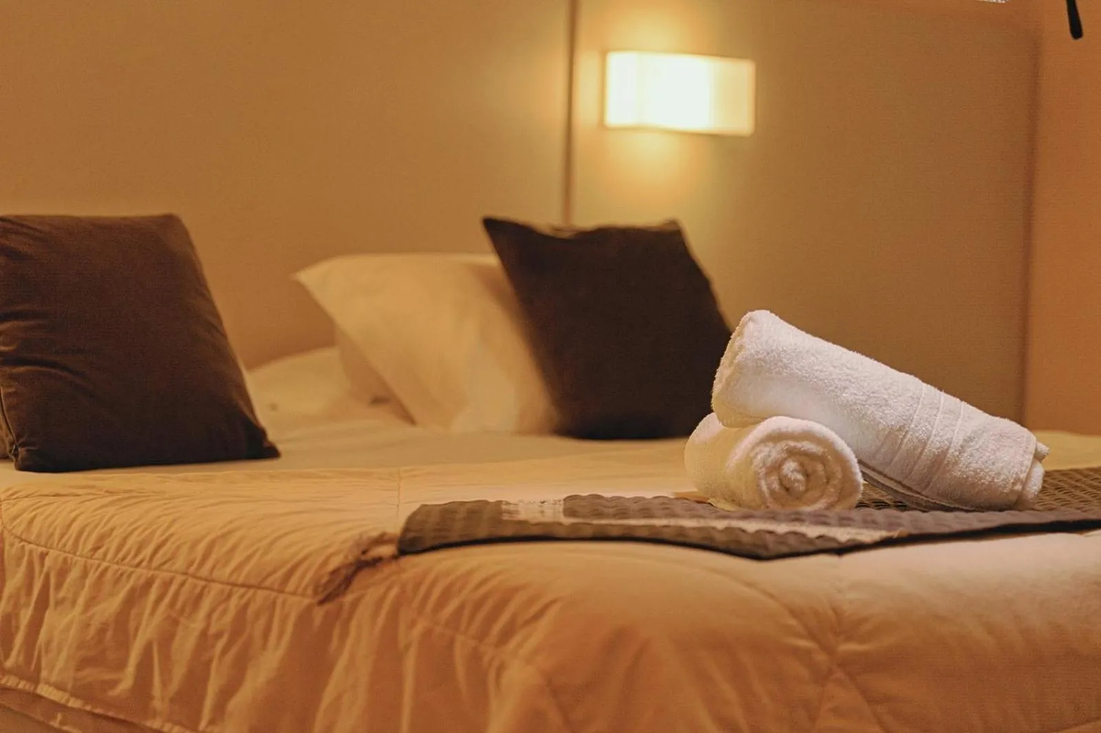 Bed in Hotel Fazenda Dona Francisca