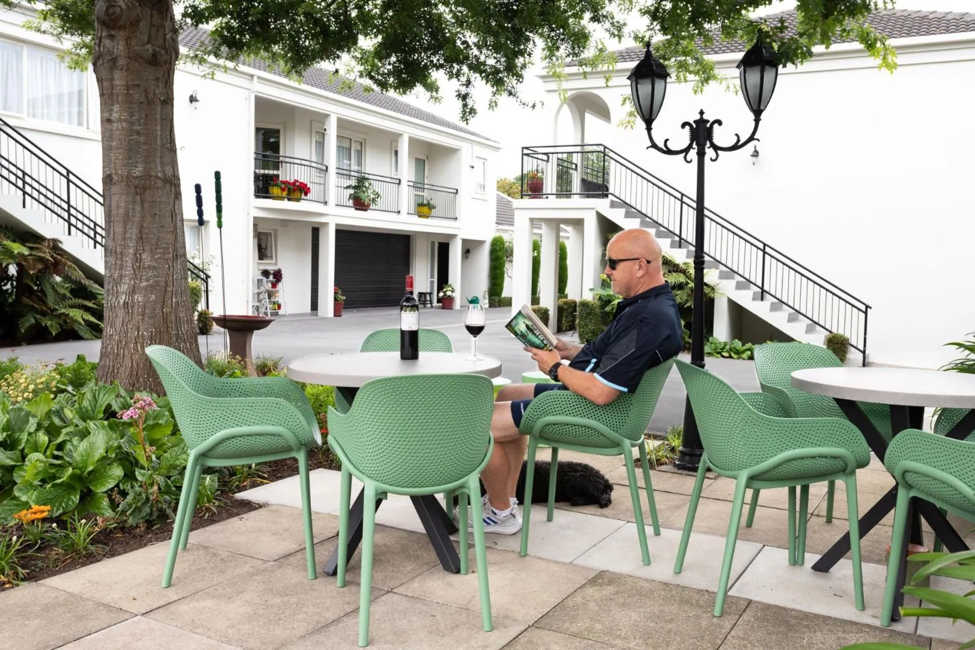 Garden in The Milano Christchurch