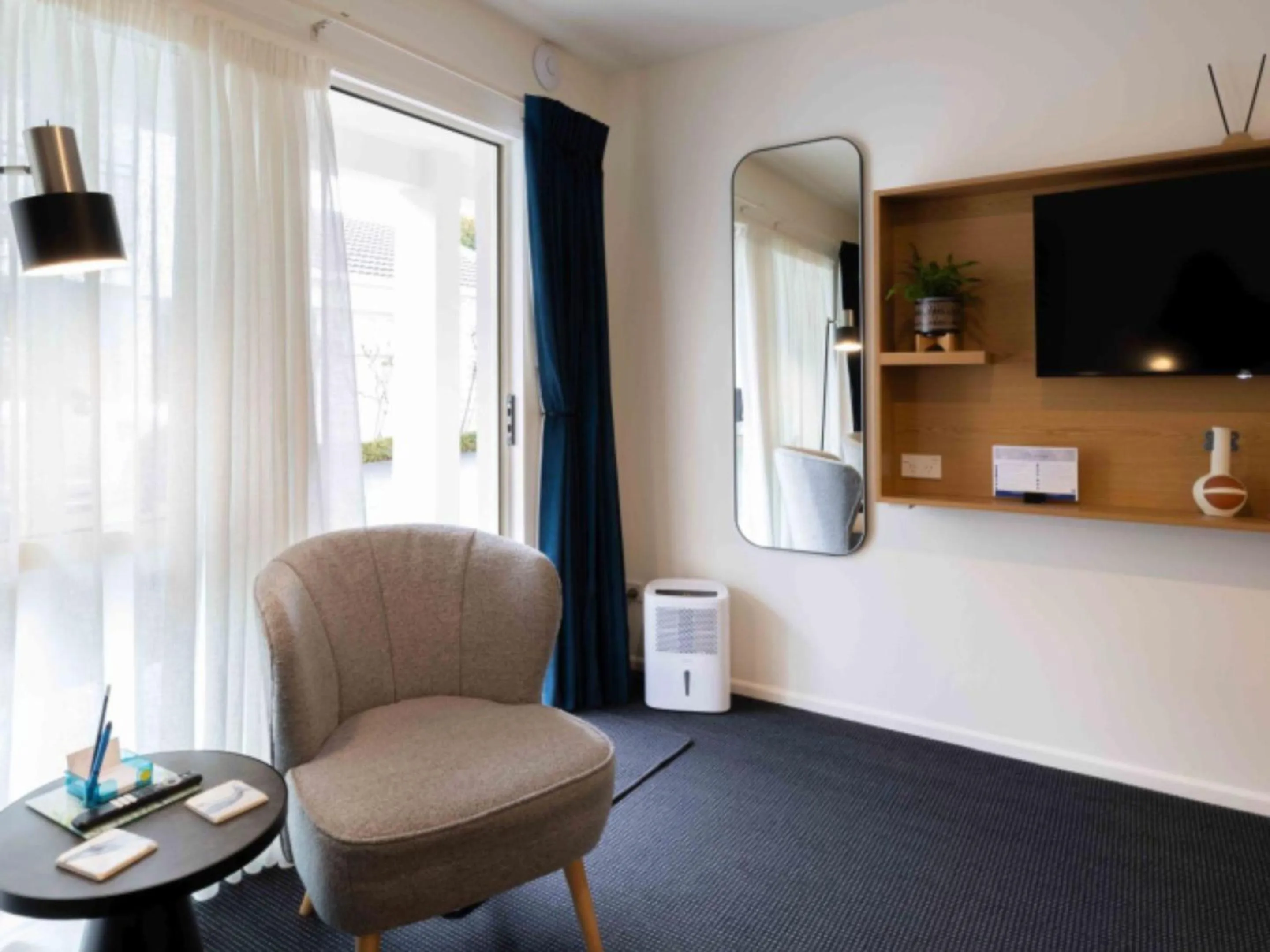 Seating area in The Milano Christchurch