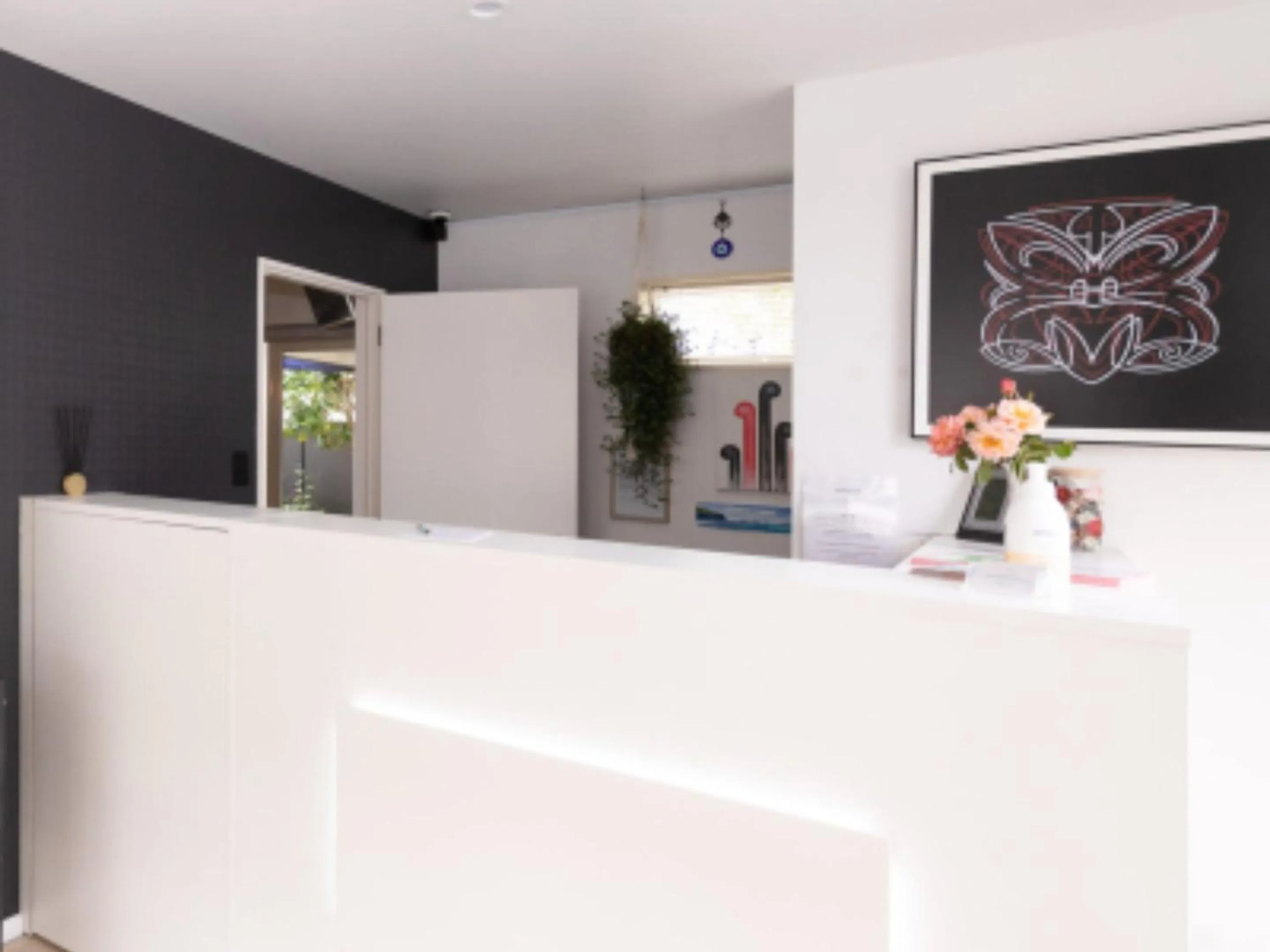 Lobby or reception in The Milano Christchurch