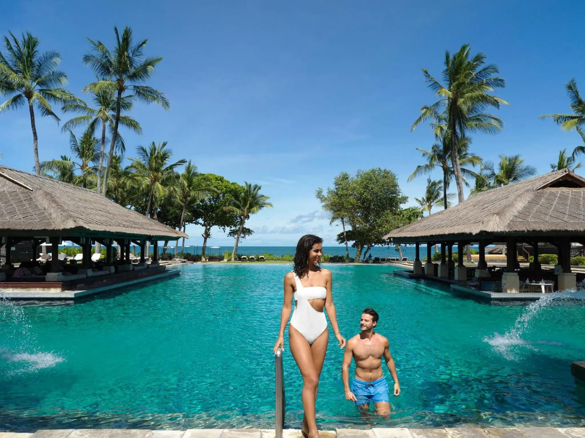 Swimming pool in InterContinental Bali Resort by IHG Swimming pool in InterContinental Bali Resort by IHG