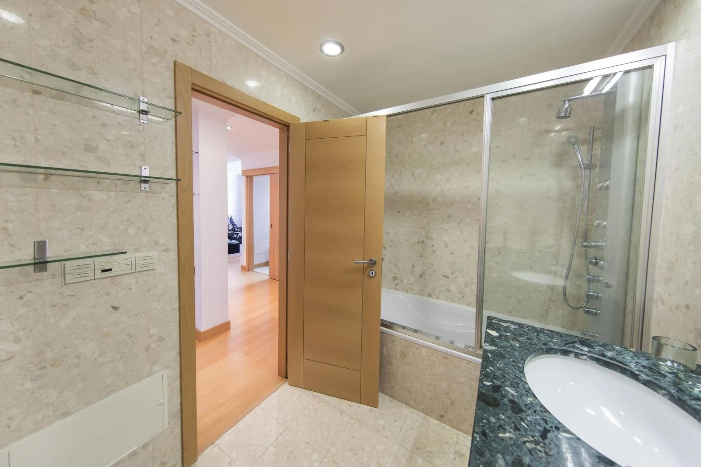 Bathroom in LovelyStay - Modern apartment in Anjos