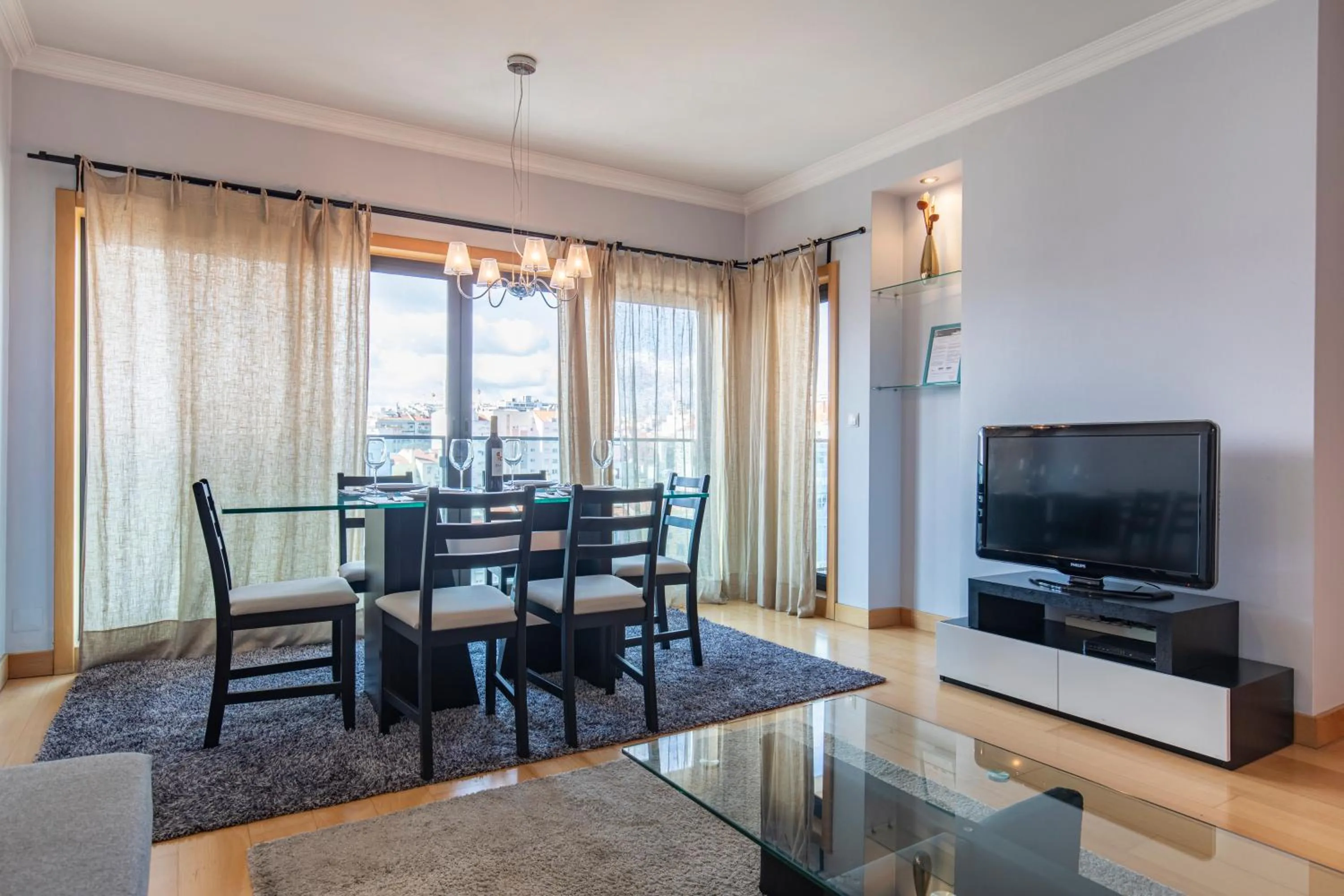 Living room in LovelyStay - Modern apartment in Anjos