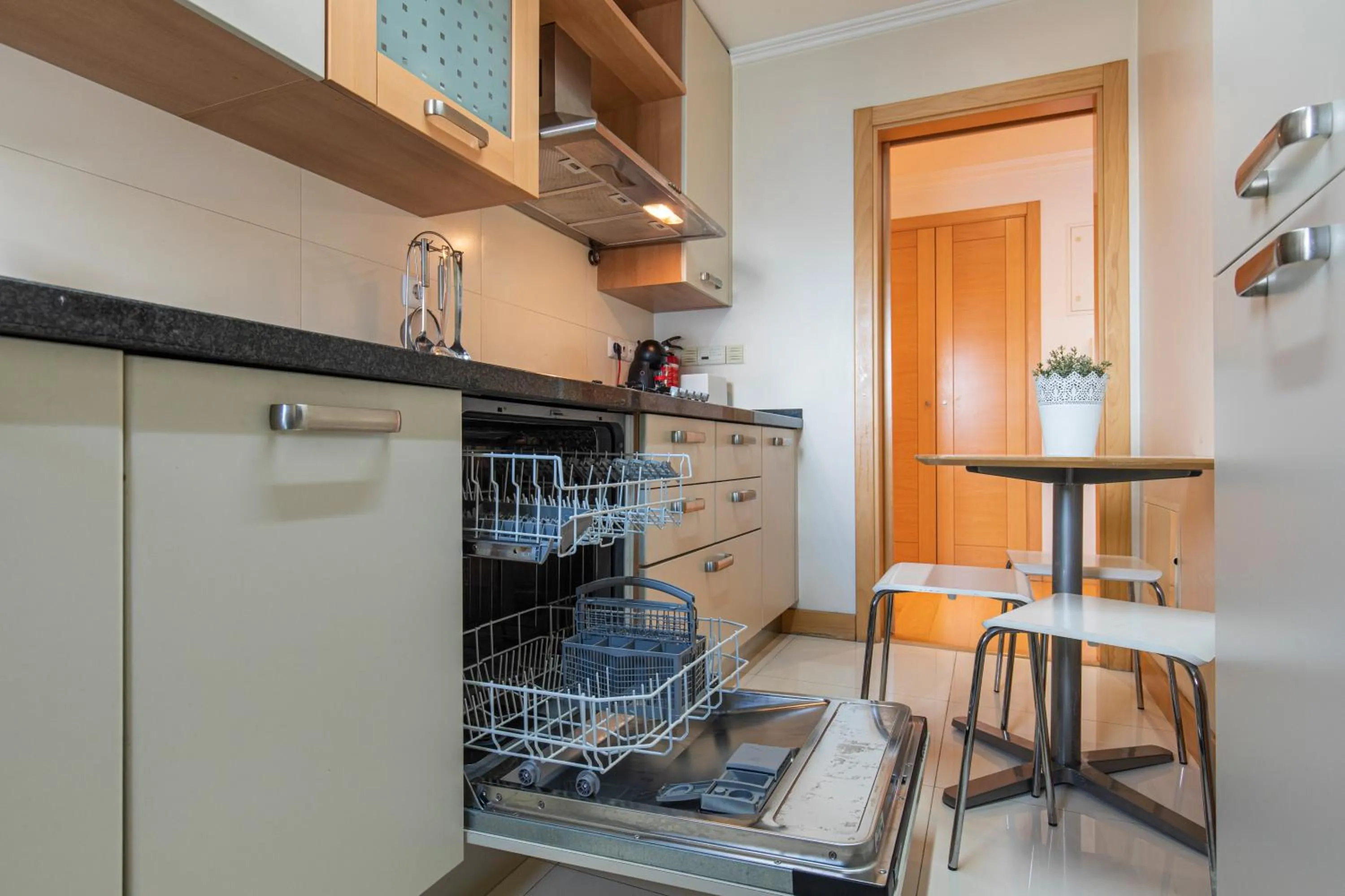 Dining area in LovelyStay - Modern apartment in Anjos