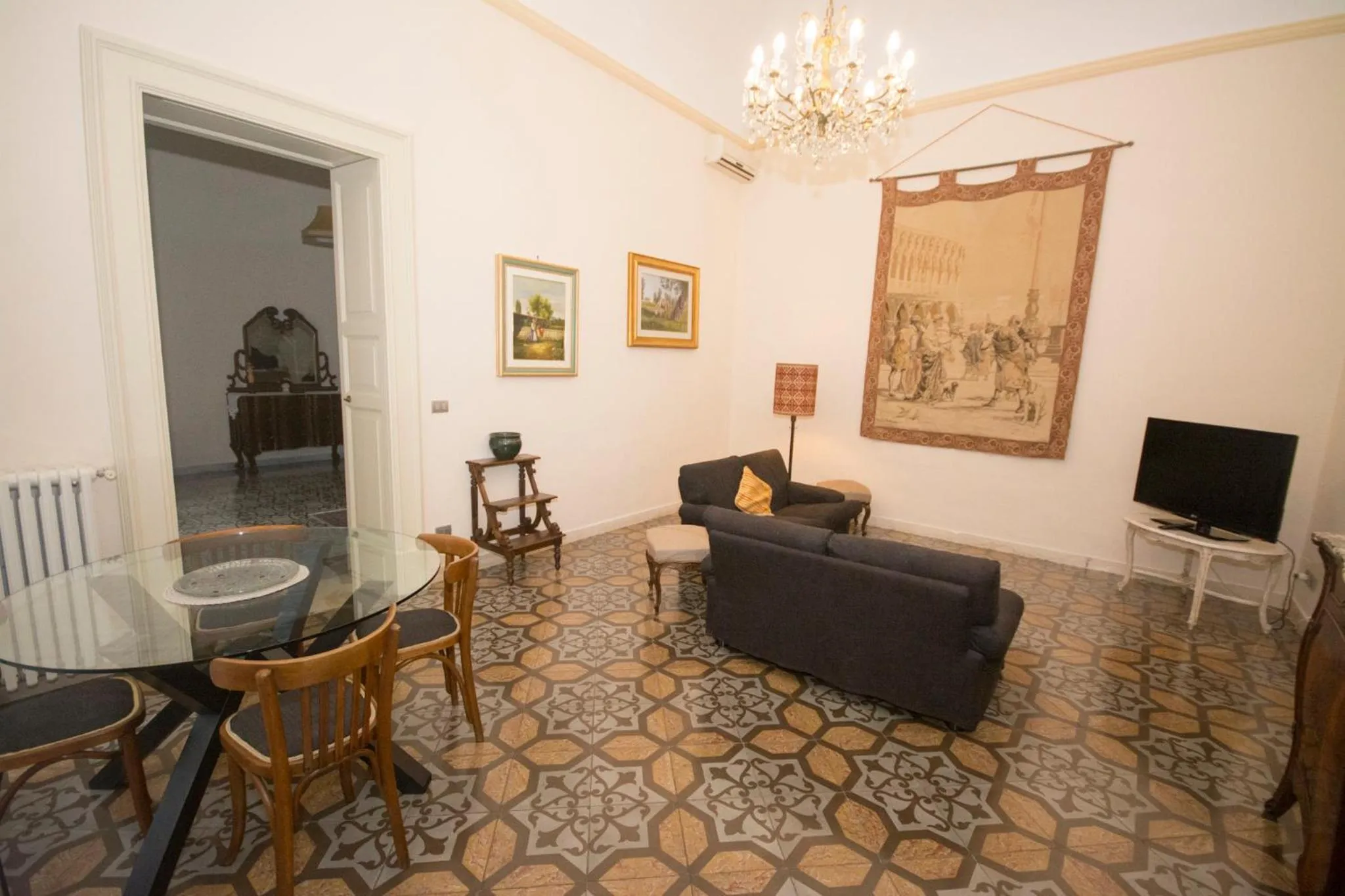 Living room in Palazzo Rollo
