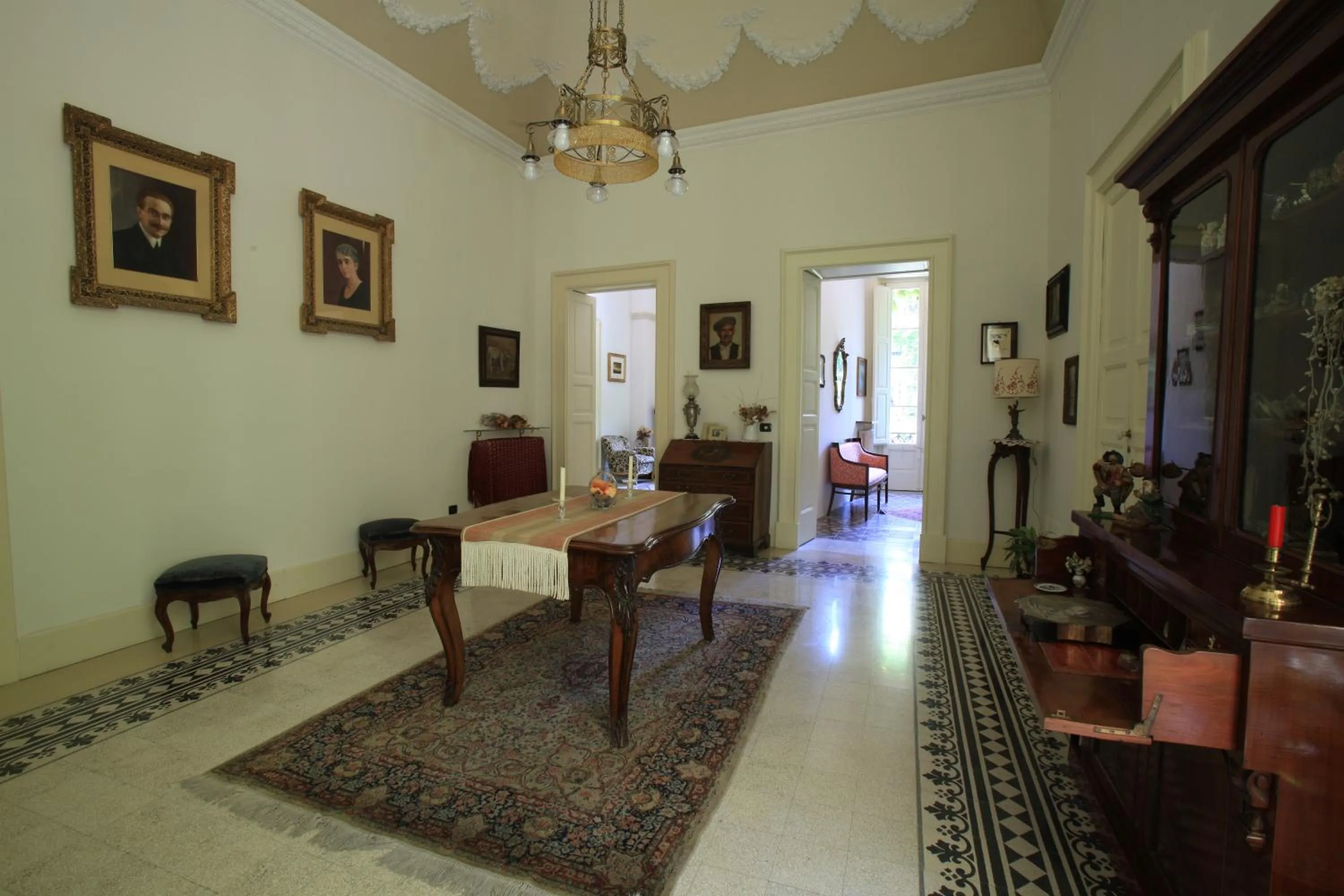 Living room in Palazzo Rollo