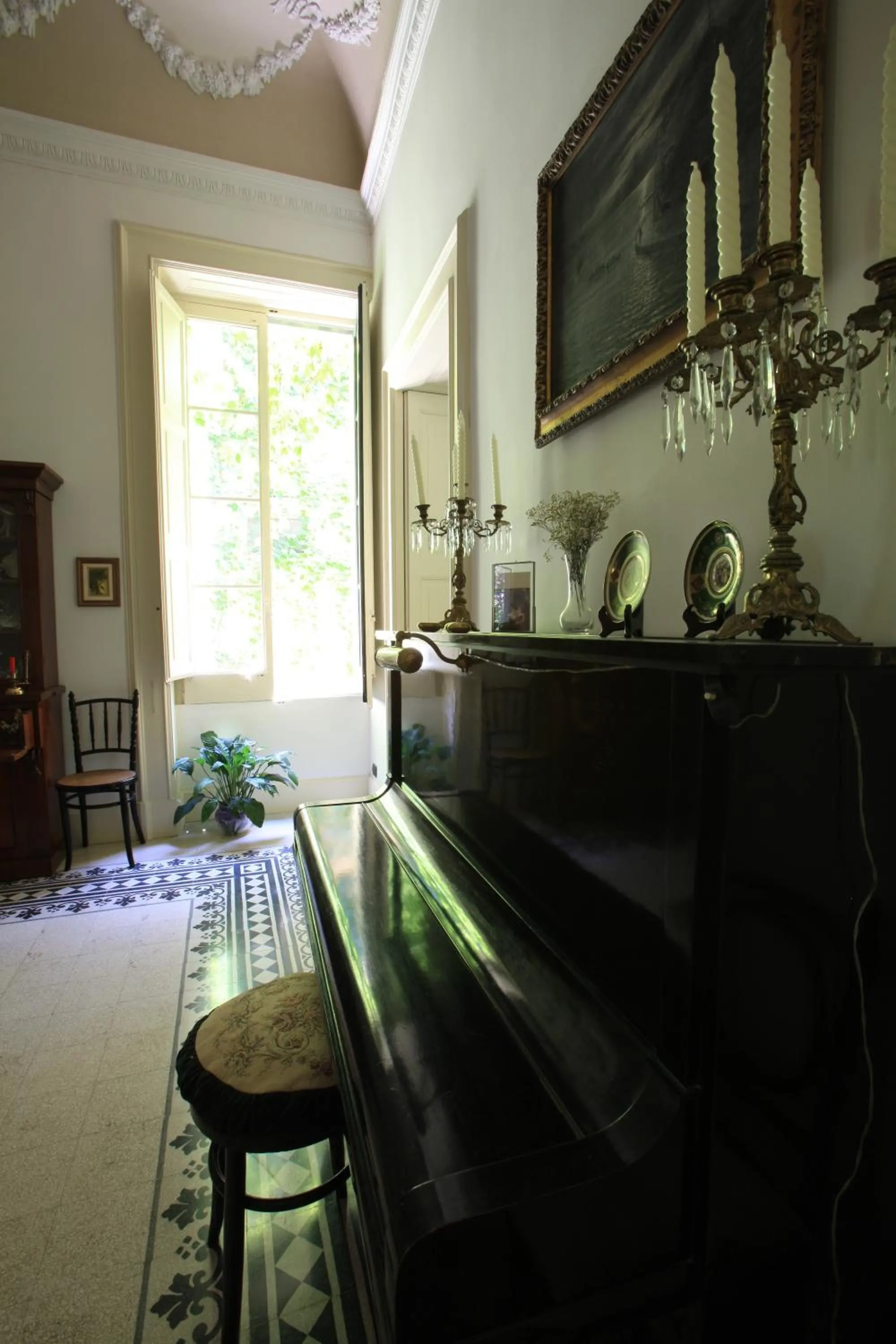 Communal lounge/ TV room in Palazzo Rollo
