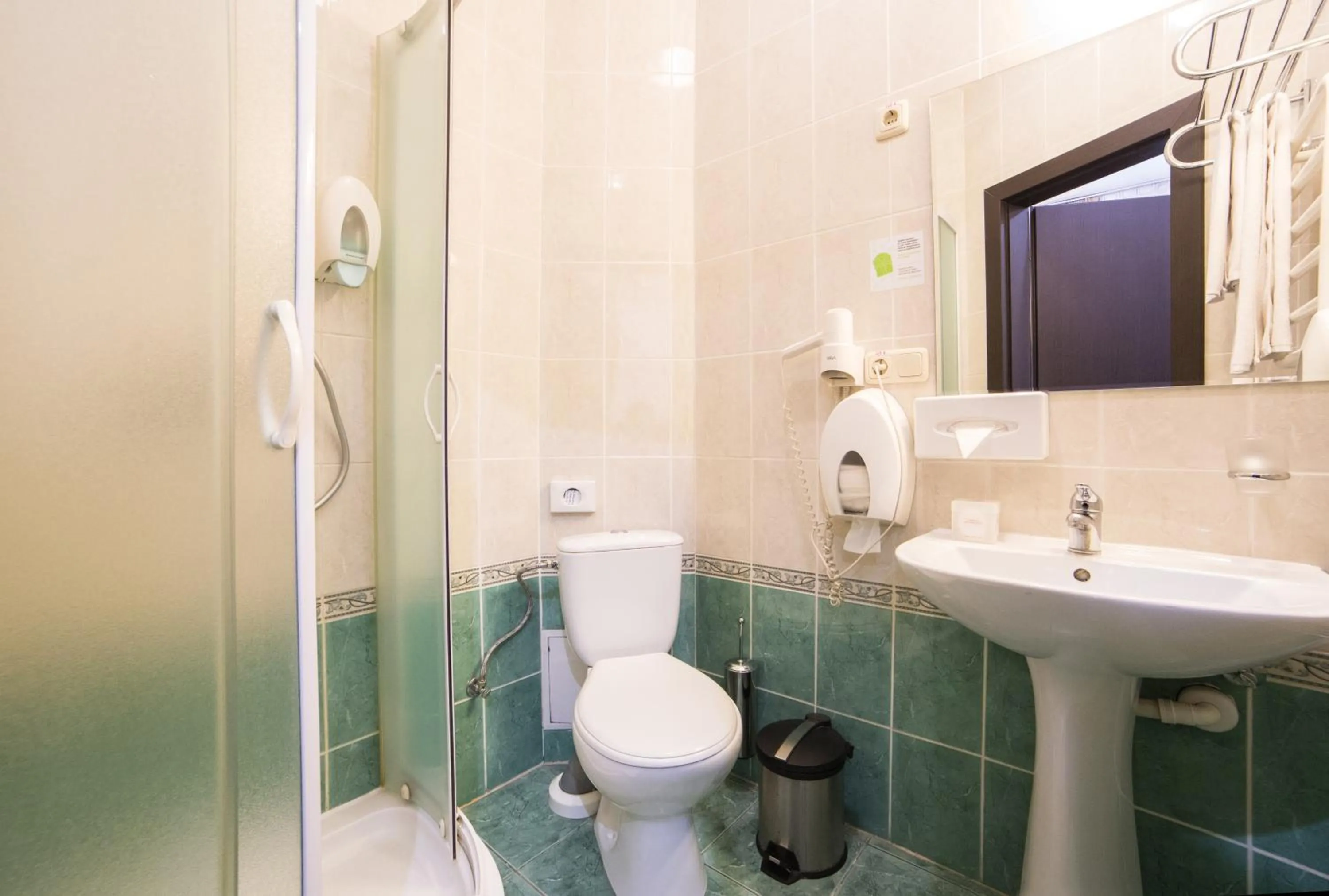 Bathroom in Optima Dworzec Lviv