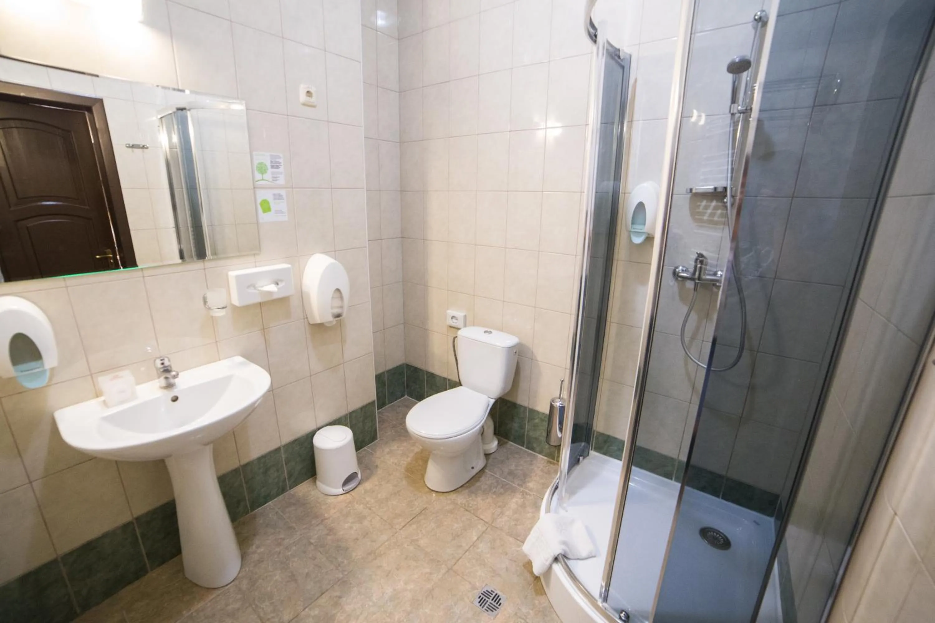 Bathroom in Optima Dworzec Lviv