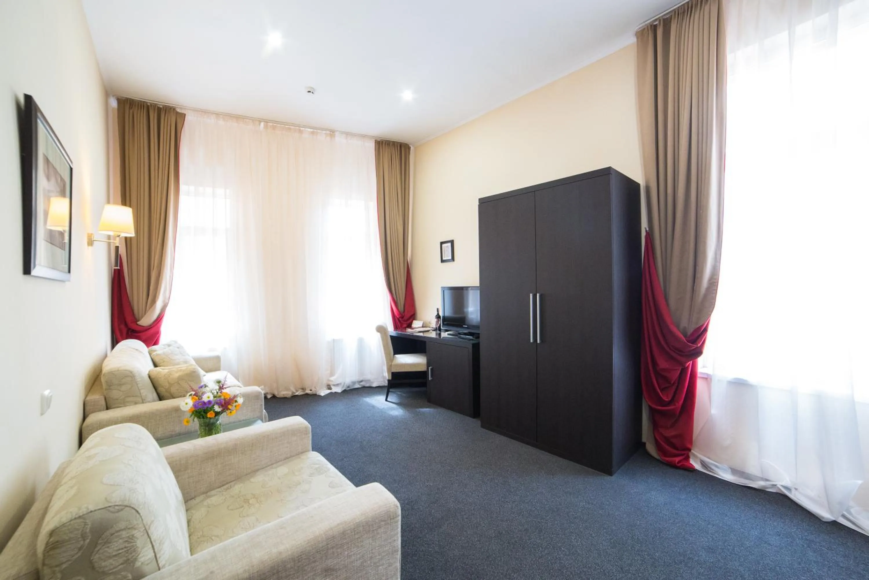 Living room in Optima Dworzec Lviv