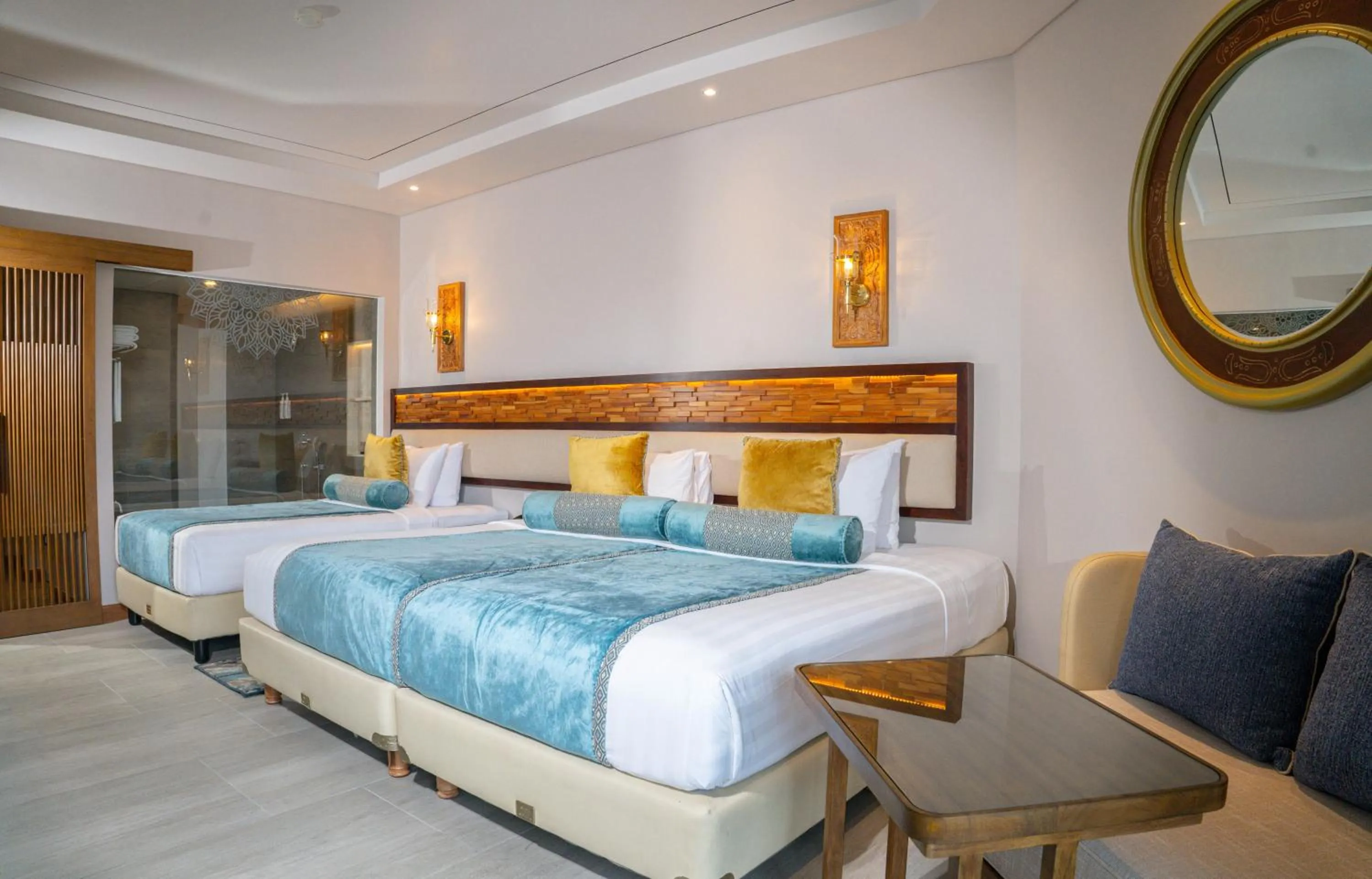 Bedroom, Bed in Grand Mirage Resort & Thalasso Bali