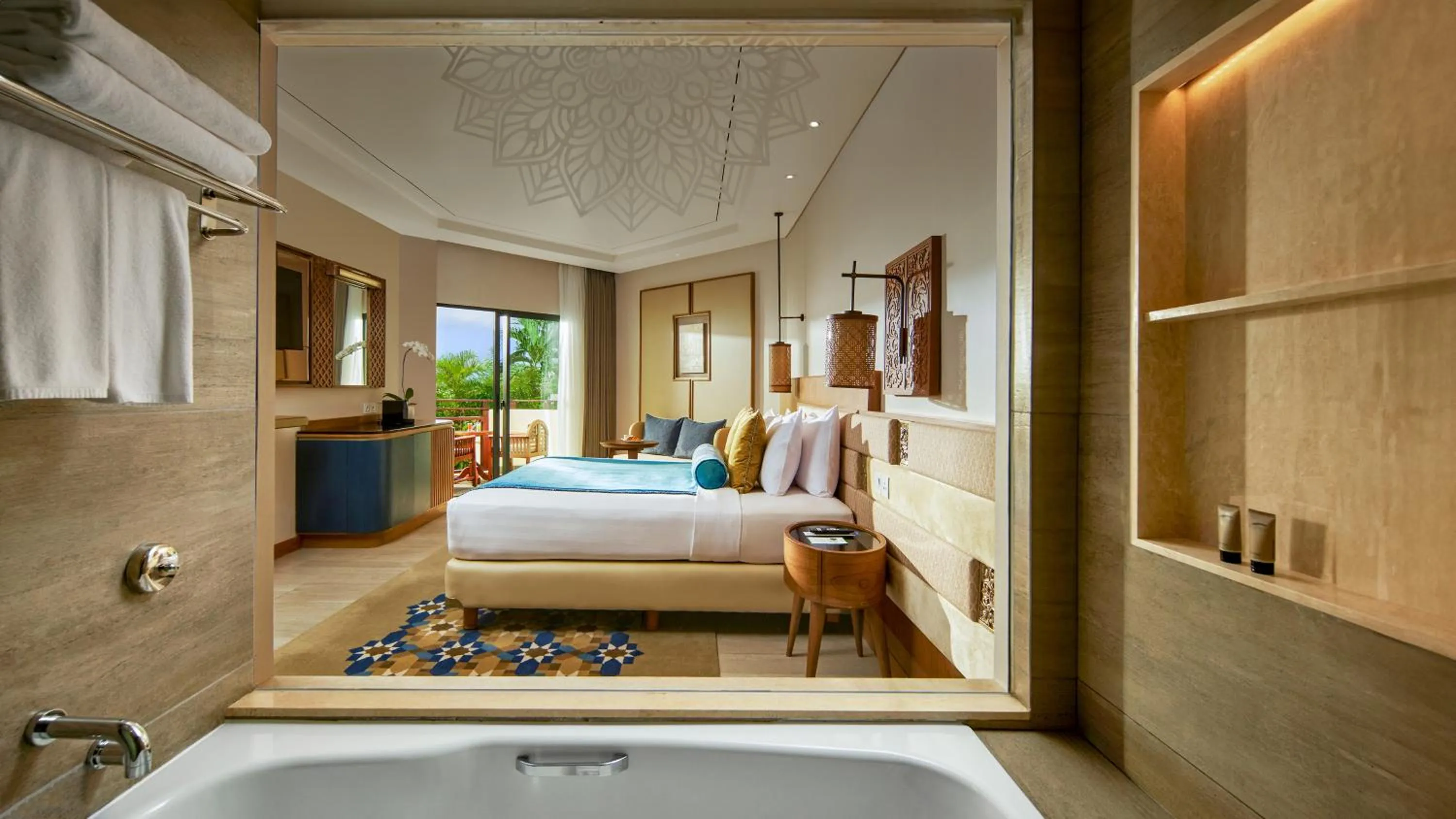 Bedroom, Bed in Grand Mirage Resort & Thalasso Bali