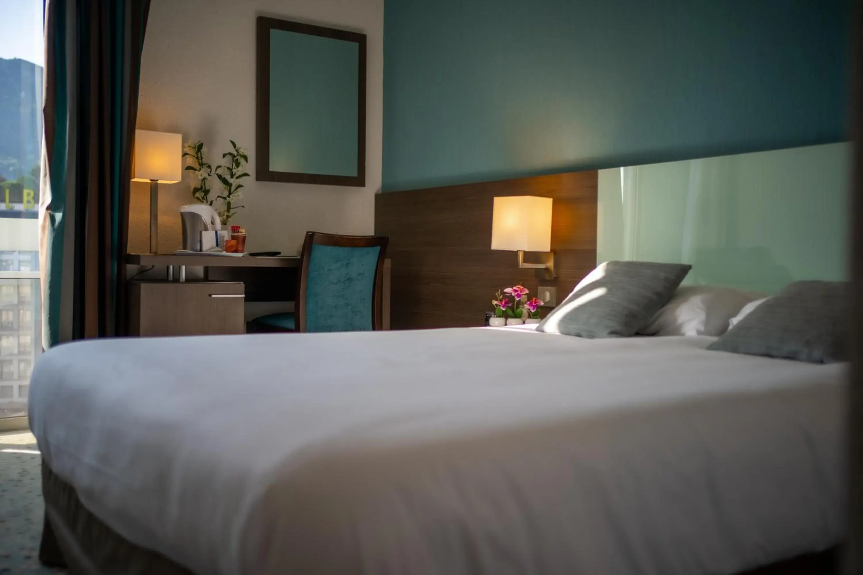 Bed in Hôtel Miramont Bed in Hôtel Miramont