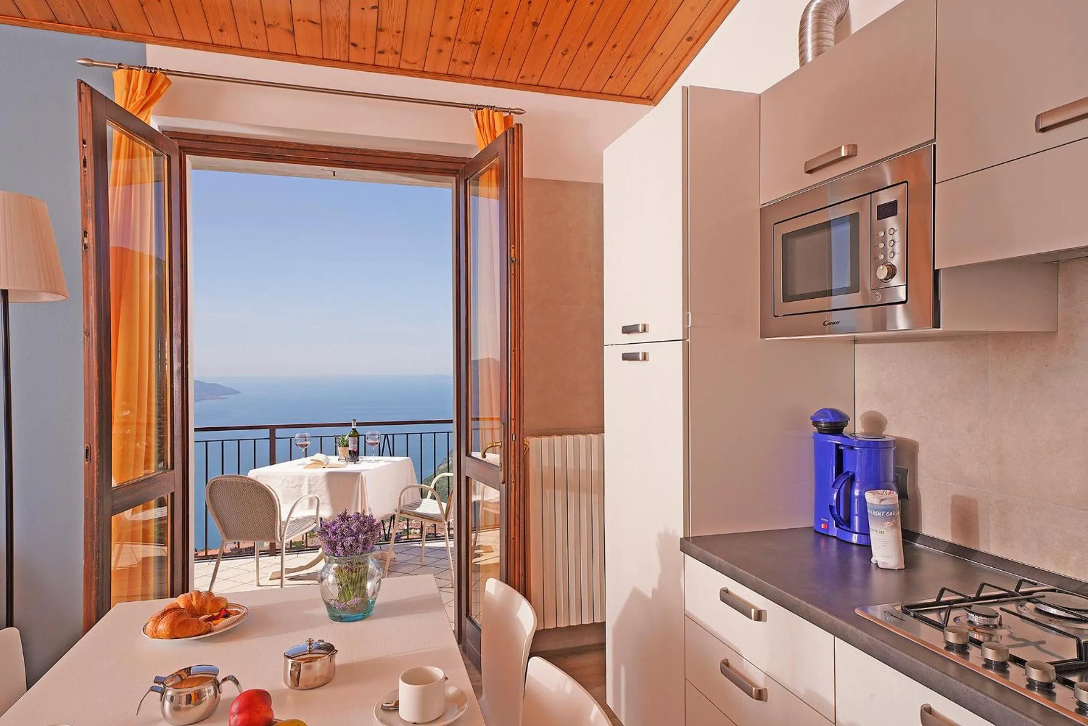 Kitchen or kitchenette in Hotel Residence Panorama La Forca, GTSGroup