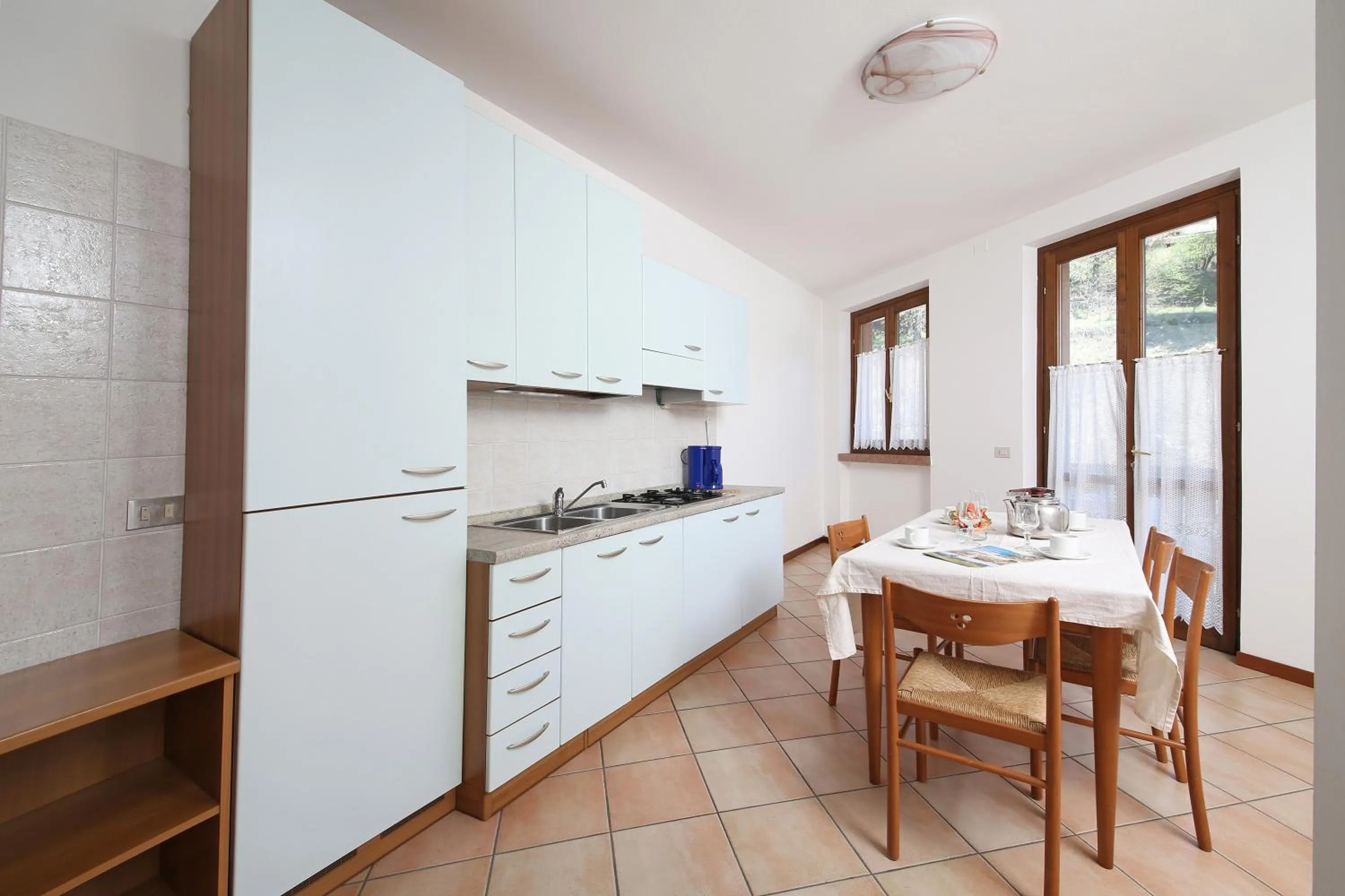 Kitchen or kitchenette in Hotel Residence Panorama La Forca, GTSGroup