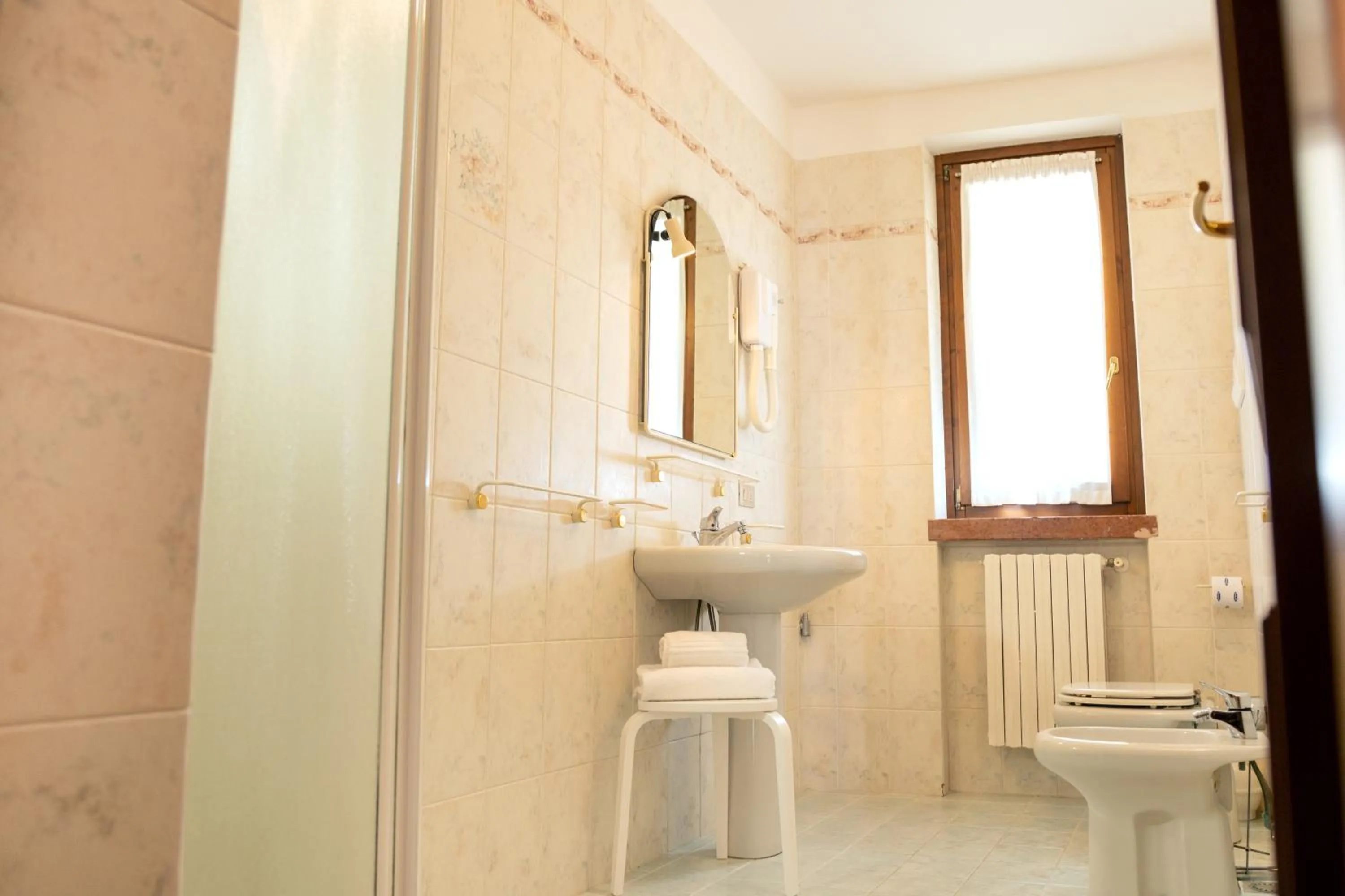 Bathroom in Hotel Residence Panorama La Forca, GTSGroup