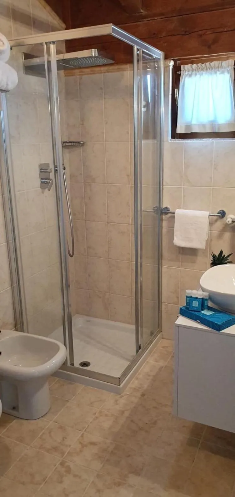 Bathroom in Hotel Residence Panorama La Forca, GTSGroup