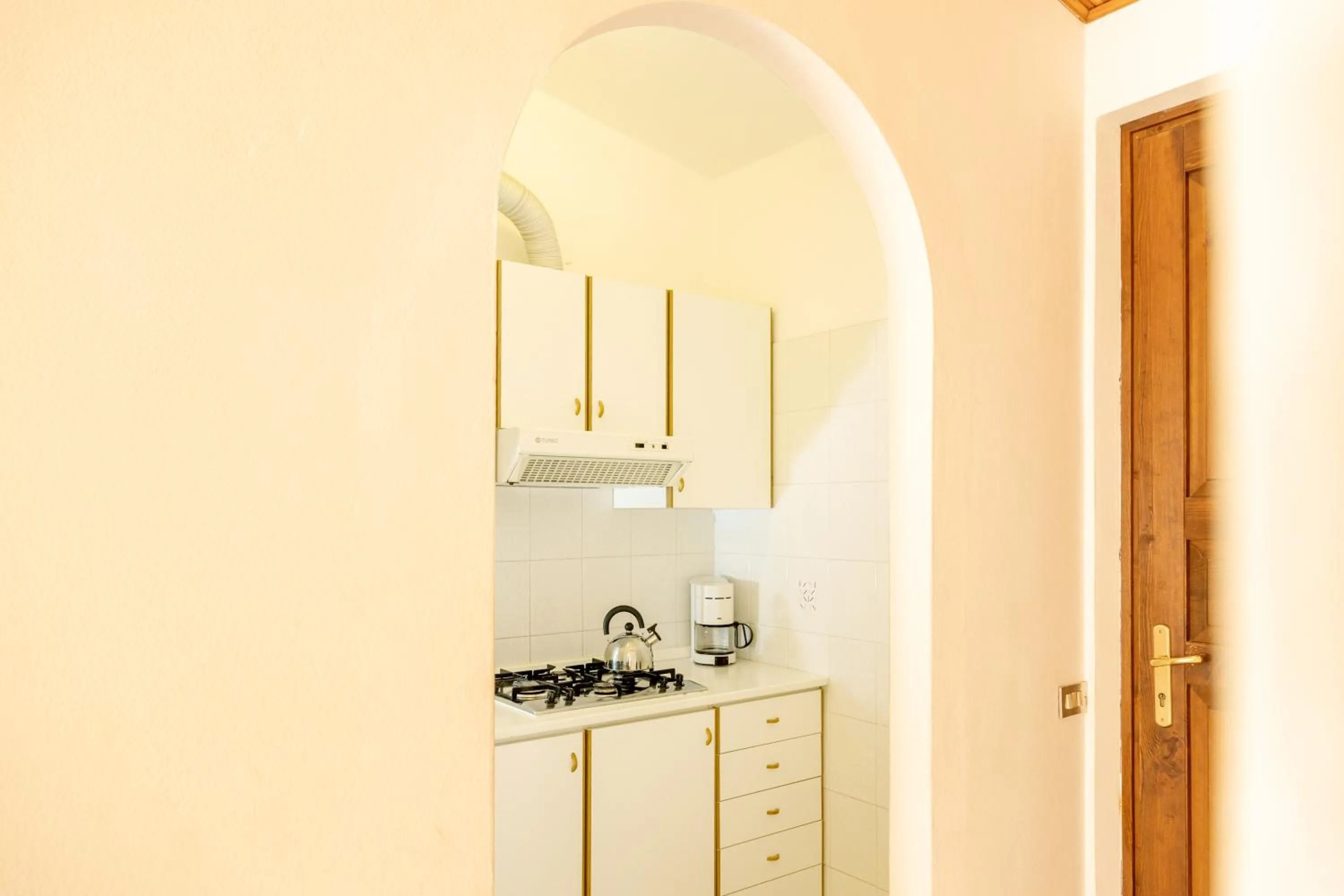 Kitchen or kitchenette in Hotel Residence Panorama La Forca, GTSGroup