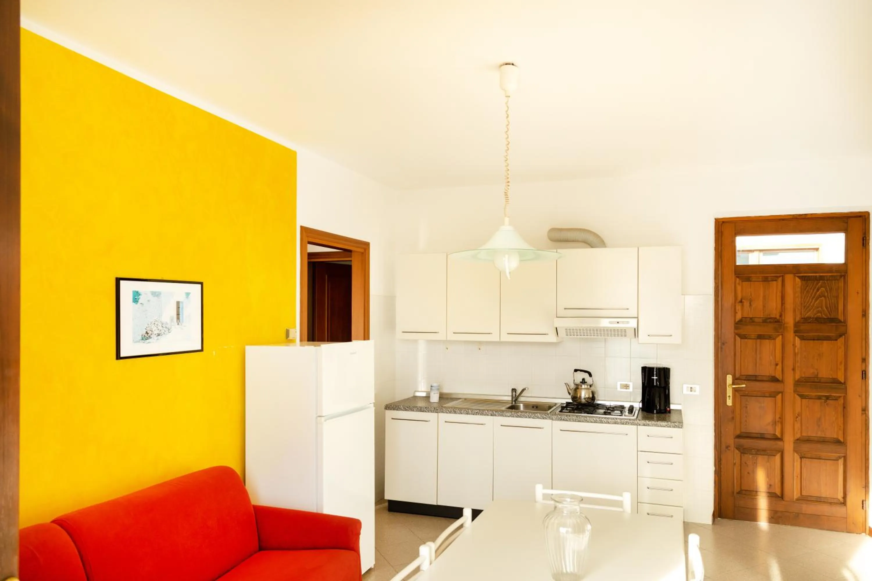 Kitchen or kitchenette in Hotel Residence Panorama La Forca, GTSGroup