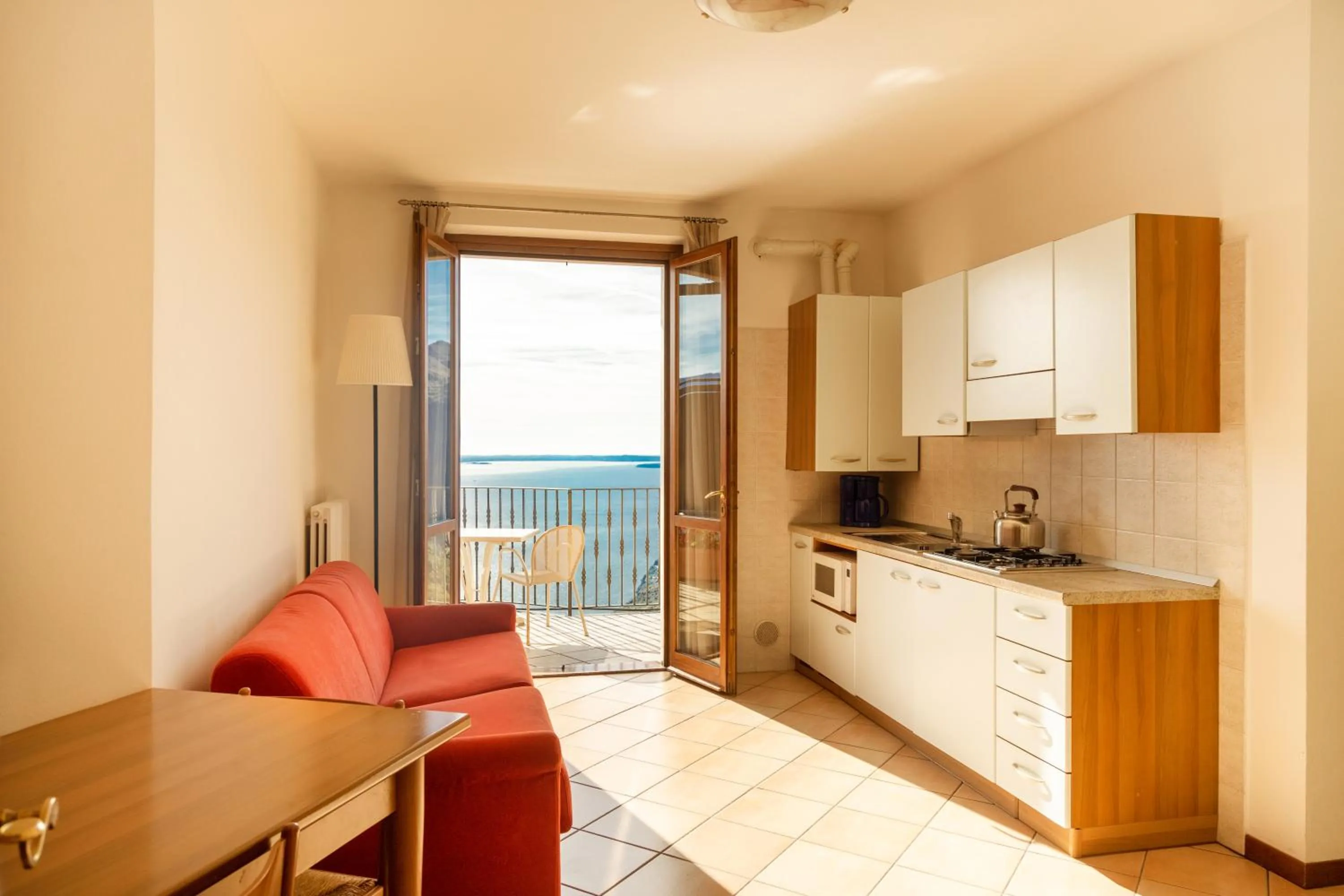 Kitchen or kitchenette in Hotel Residence Panorama La Forca, GTSGroup