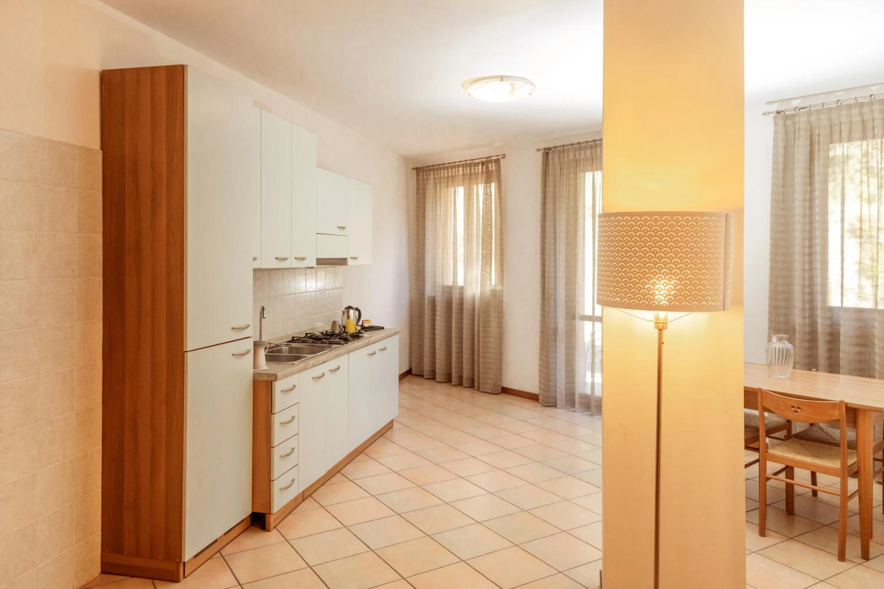 Kitchen or kitchenette in Hotel Residence Panorama La Forca, GTSGroup