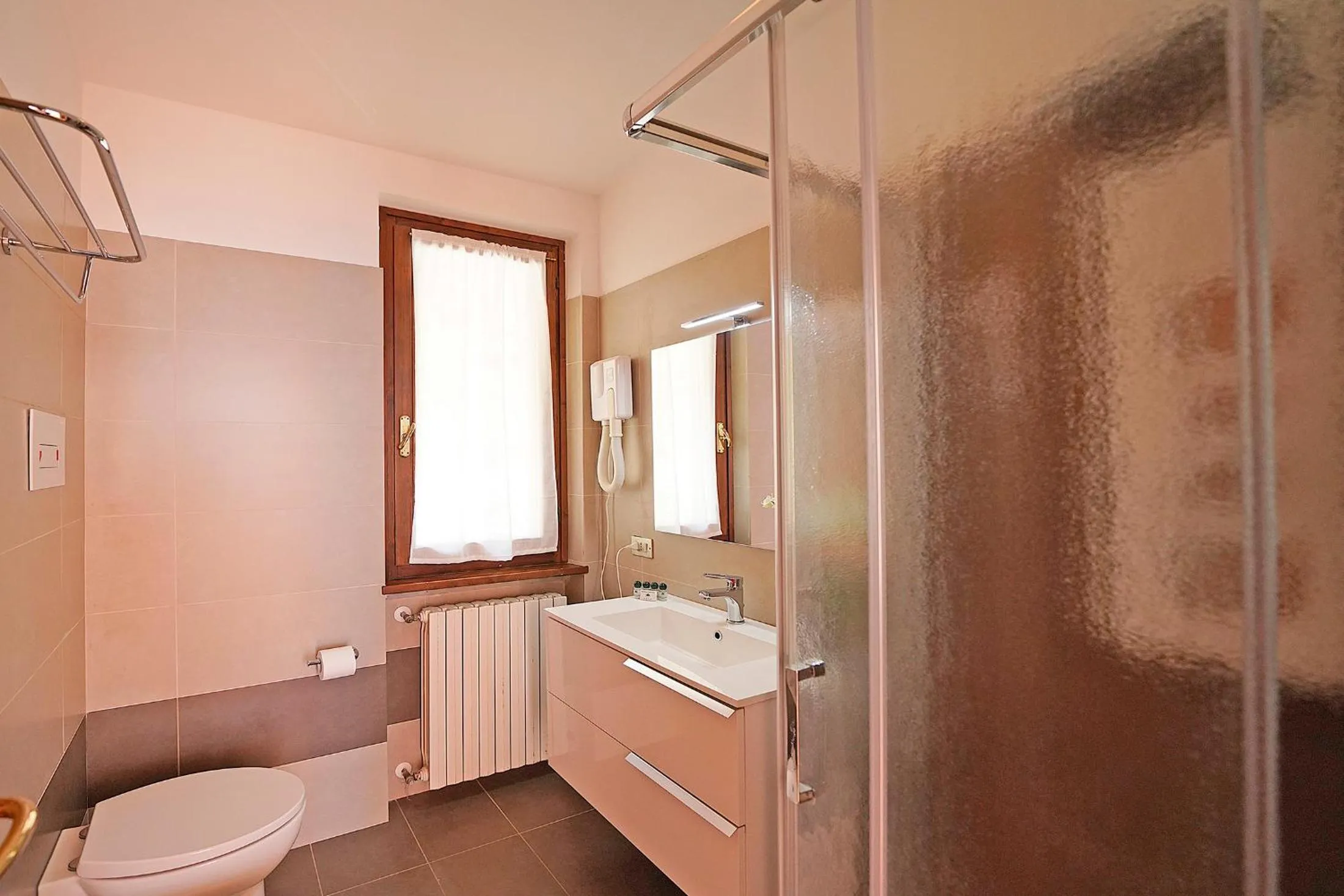 Bathroom in Hotel Residence Panorama La Forca, GTSGroup